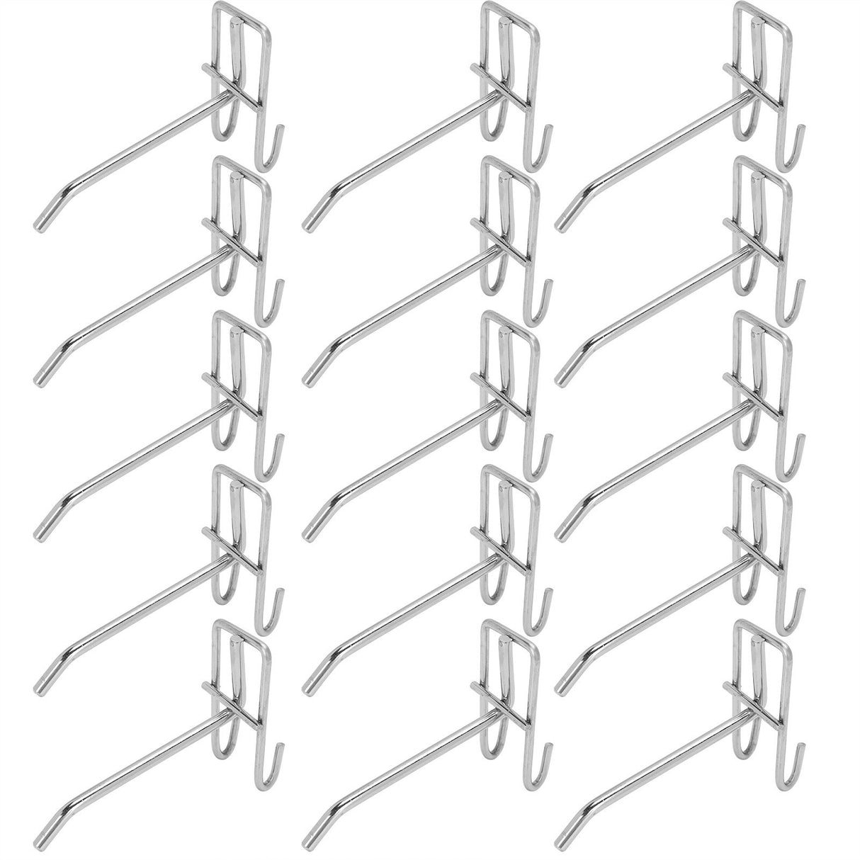 30pcs Supermarket Hook Iron Grid Shelf Hook Jewelry Display Shelf Hook 3.5mm Thickness10cm / 3.9in Long