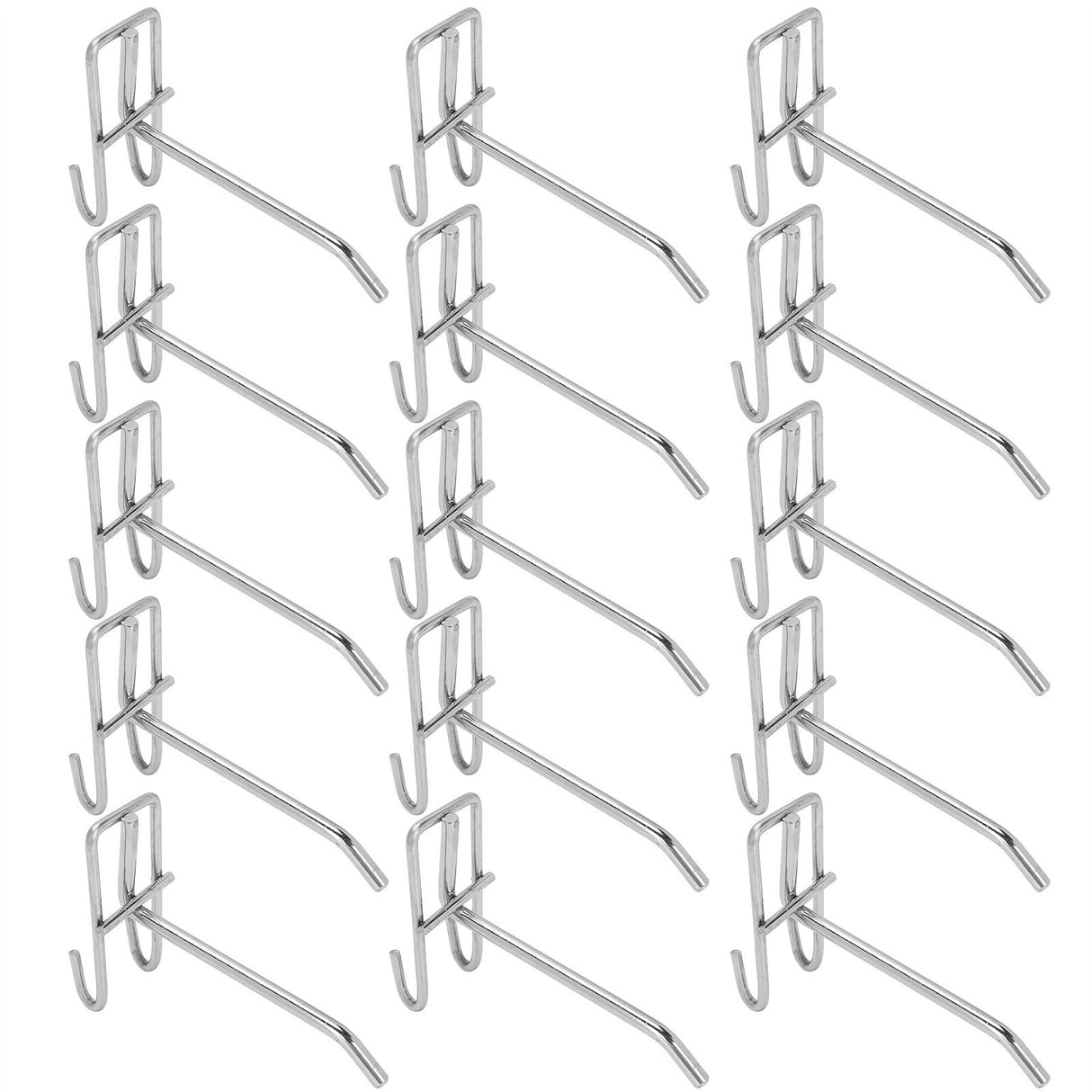 30pcs Supermarket Hook Iron Grid Shelf Hook Jewelry Display Shelf Hook 3.5mm Thickness10cm / 3.9in Long