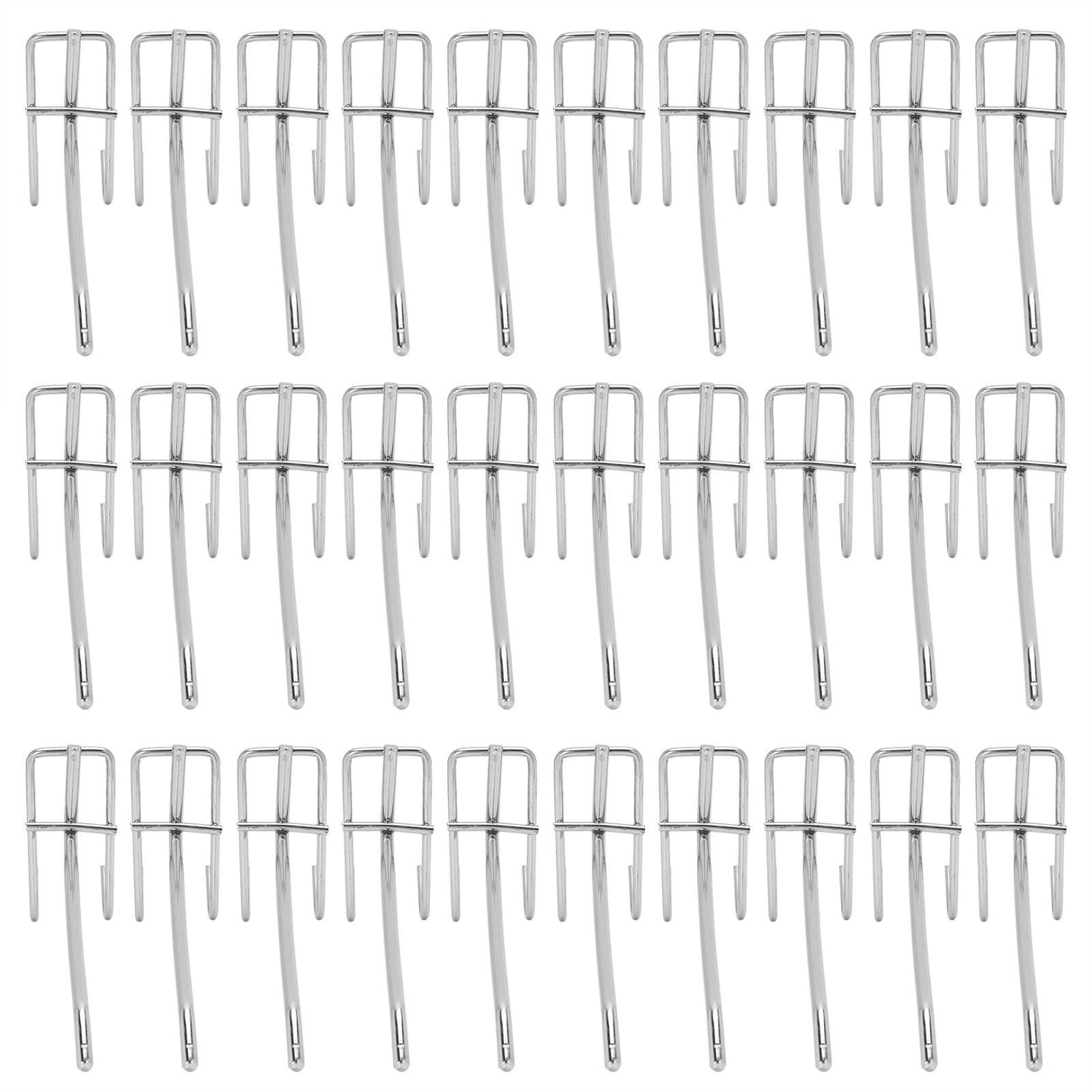 30pcs Supermarket Hook Iron Grid Shelf Hook Jewelry Display Shelf Hook 3.5mm Thickness15cm / 5.9in Long