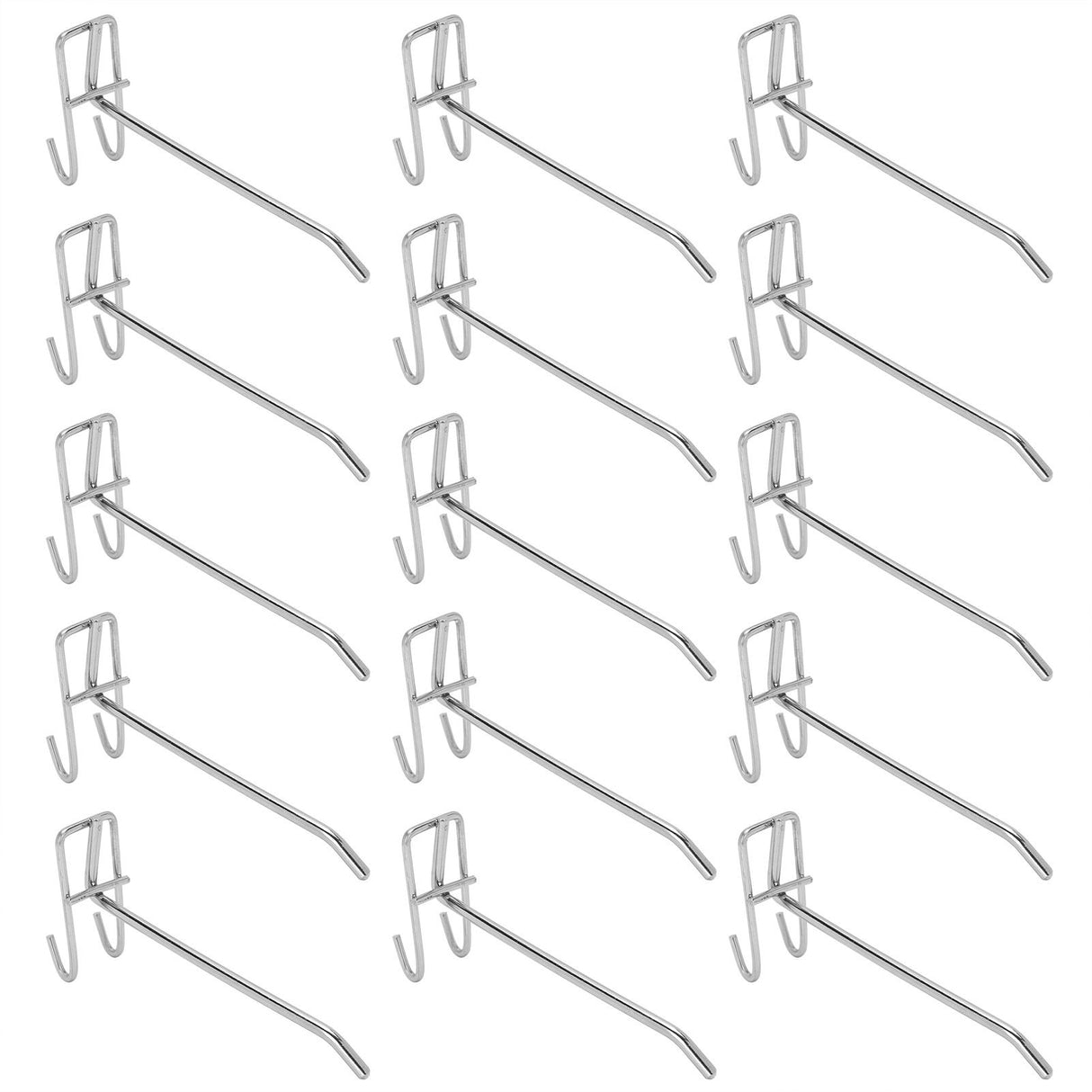 30pcs Supermarket Hook Iron Grid Shelf Hook Jewelry Display Shelf Hook 3.5mm Thickness15cm / 5.9in Long