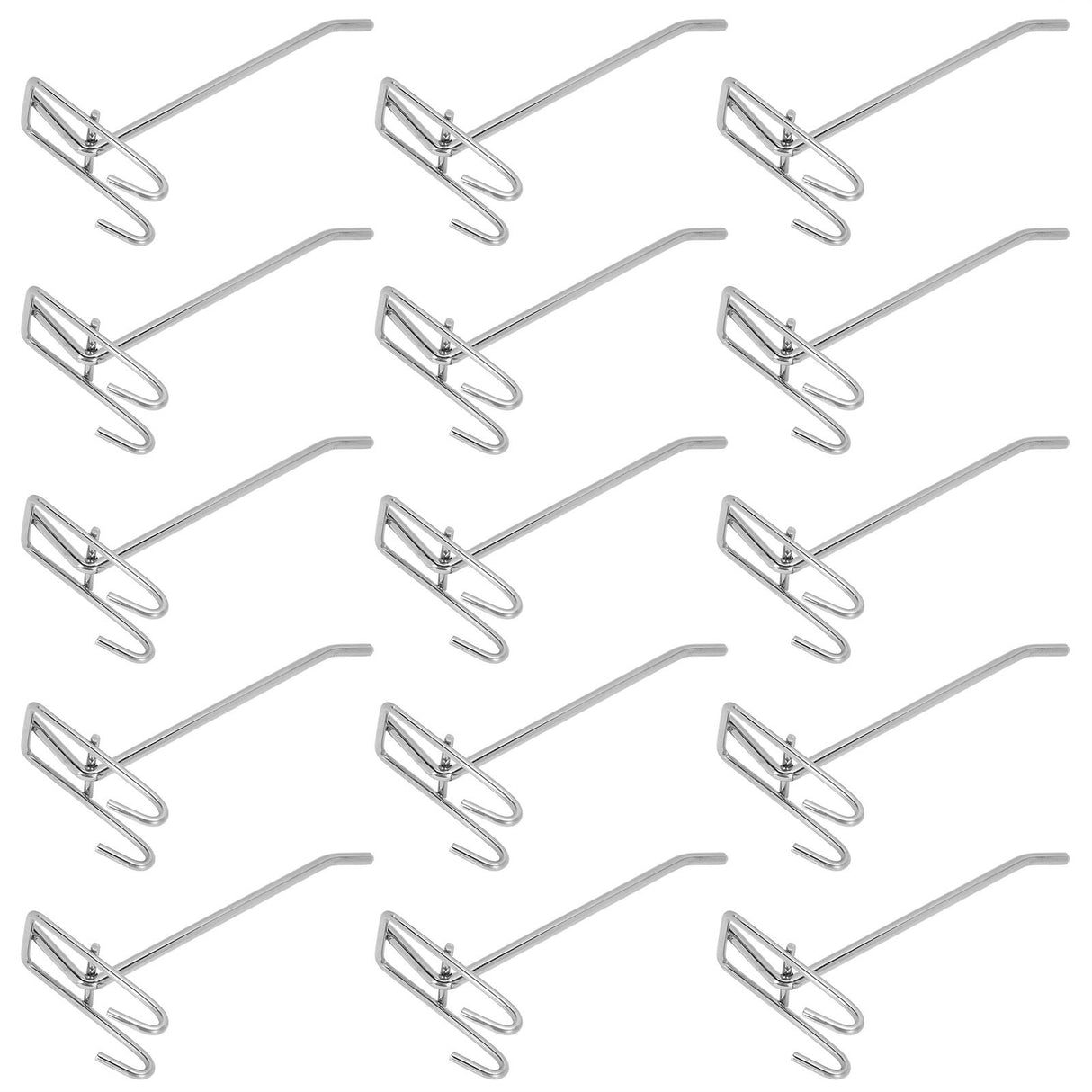 30pcs Supermarket Hook Iron Grid Shelf Hook Jewelry Display Shelf Hook 3.5mm Thickness15cm / 5.9in Long