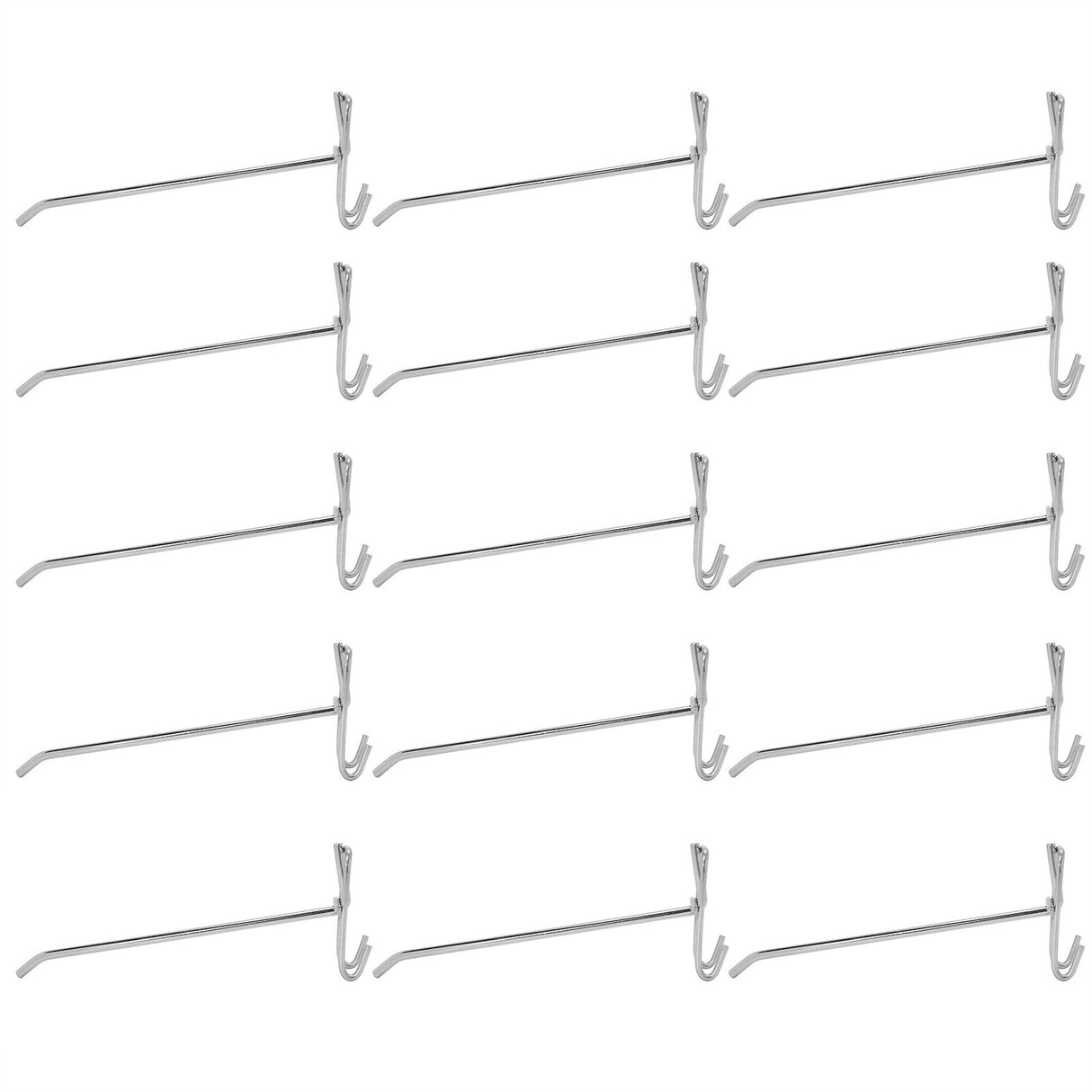 30pcs Supermarket Hook Iron Grid Shelf Hook Jewelry Display Shelf Hook 3.5mm Thickness20cm / 7.9in Long