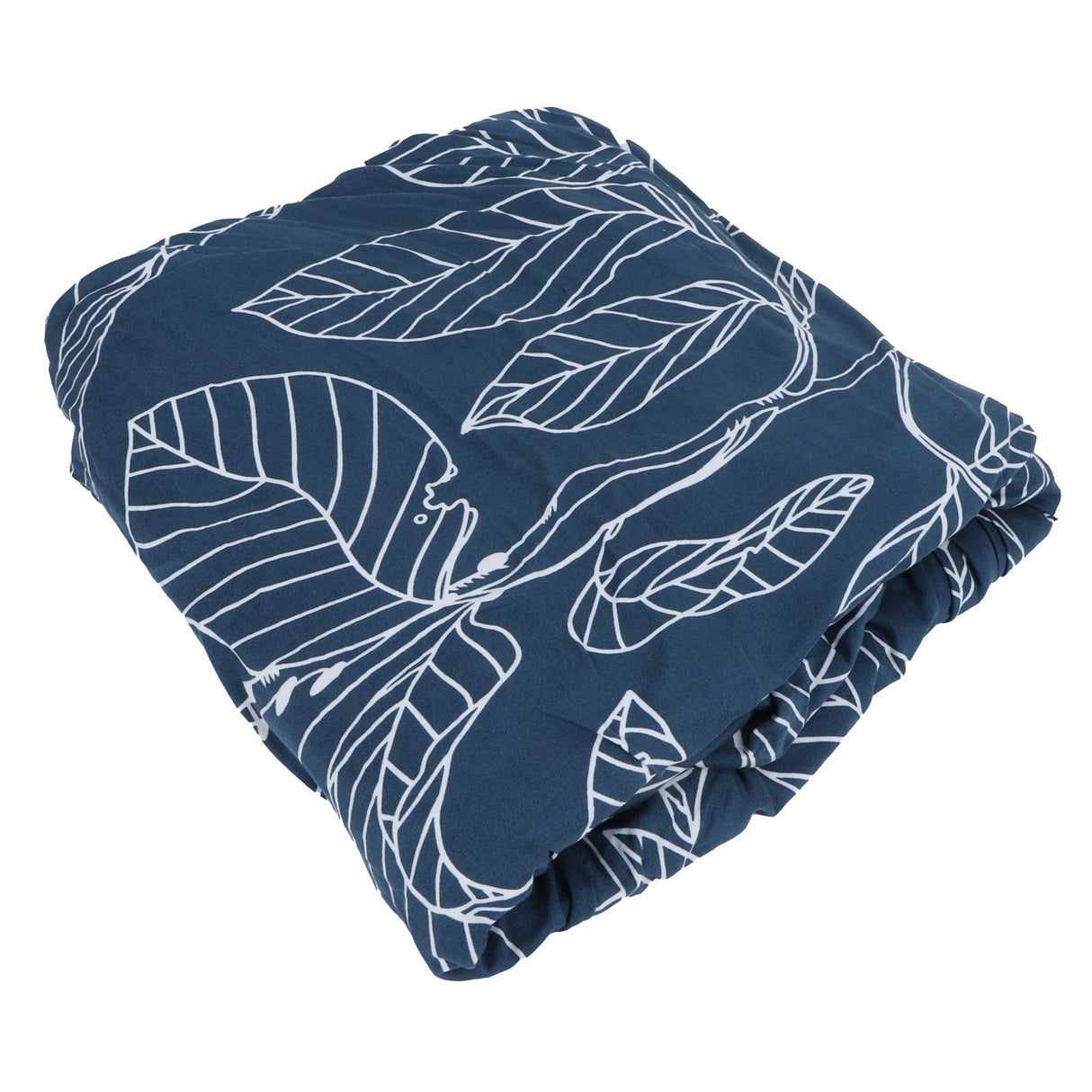 Blue Leaves Soft Elastic Sofa Cover Washable Sofa Slipcover Furniture Protector for Home2 Seater