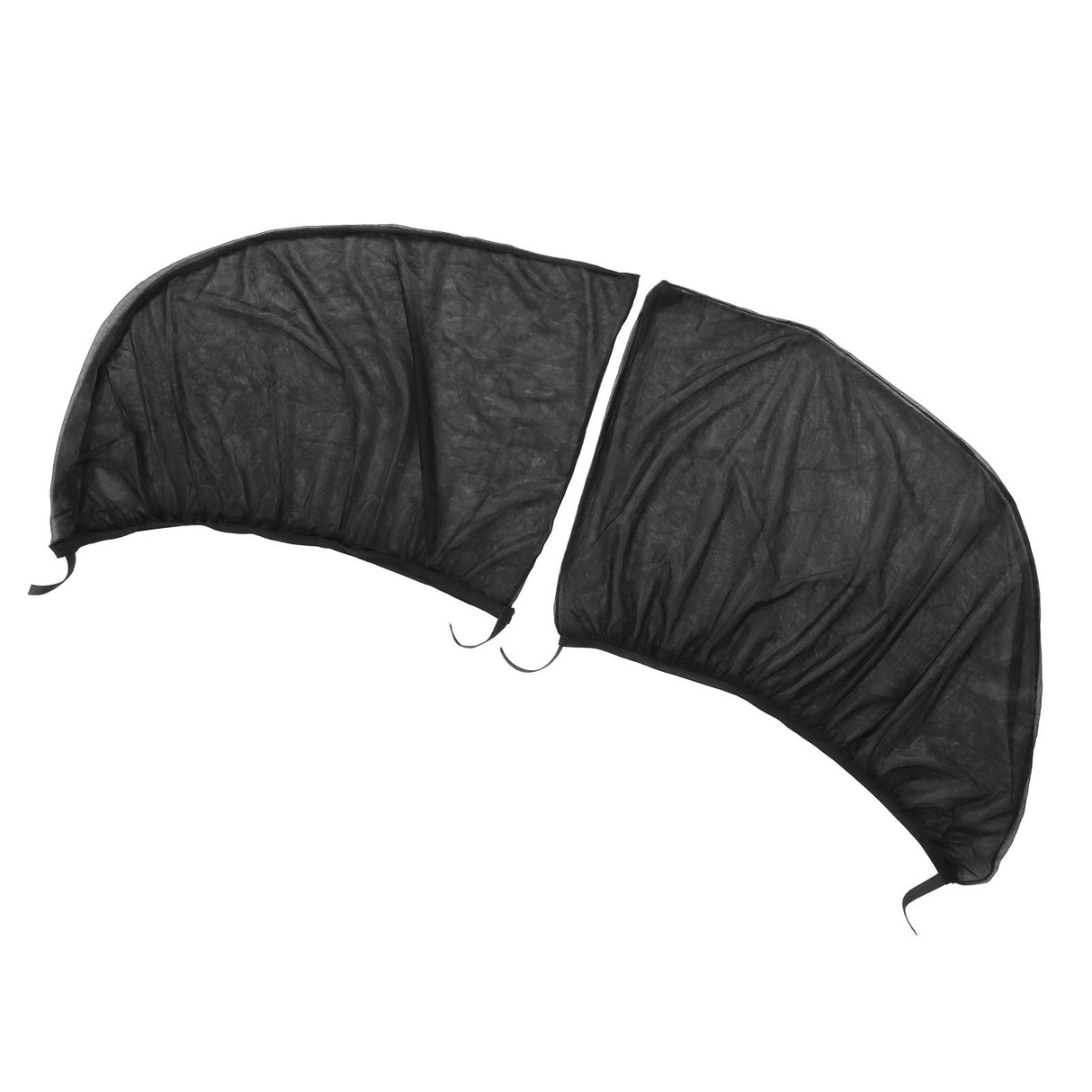 2Pcs Car Sun Shade UV Protection Anti Mosquito Car Rear Side Window Mesh Screens(For Sedan )