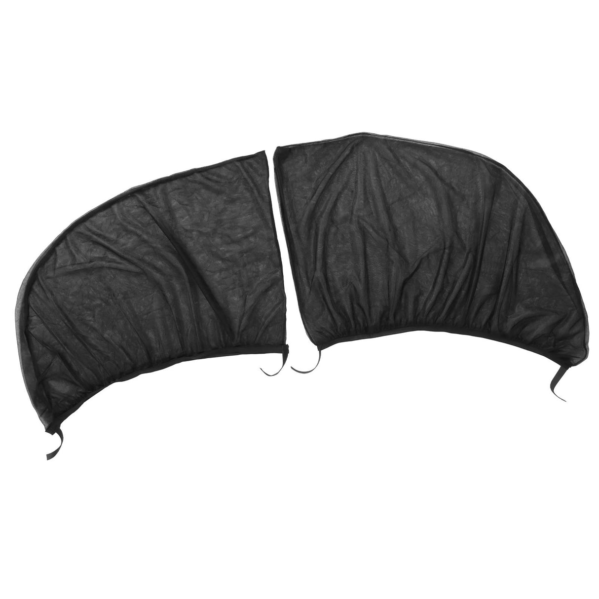 2Pcs Car Sun Shade UV Protection Anti Mosquito Car Rear Side Window Mesh Screens(For Sedan )