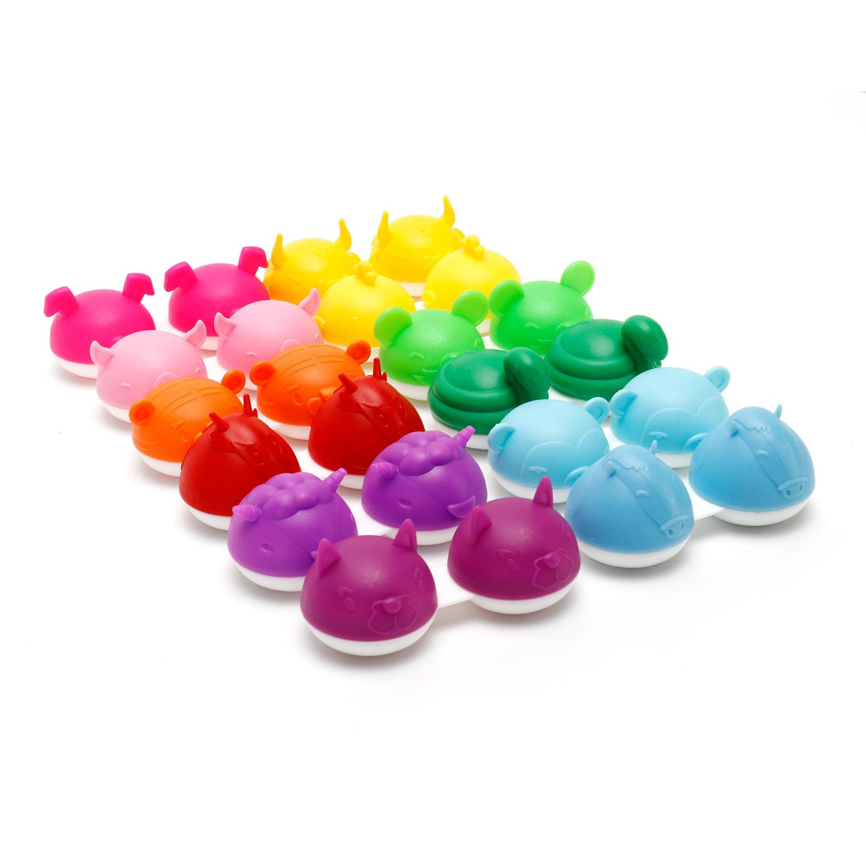 Cute Contact Lens Case Portable Cosmetic Contact Lenses Container Holder Box Storage Kit