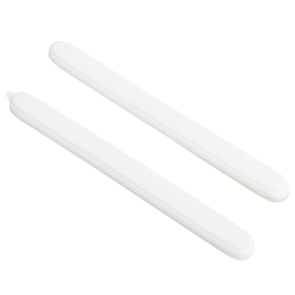 2Pcs Car Door Edge Guard Anti Collision Buffer Trim Cover Protector Accessory White