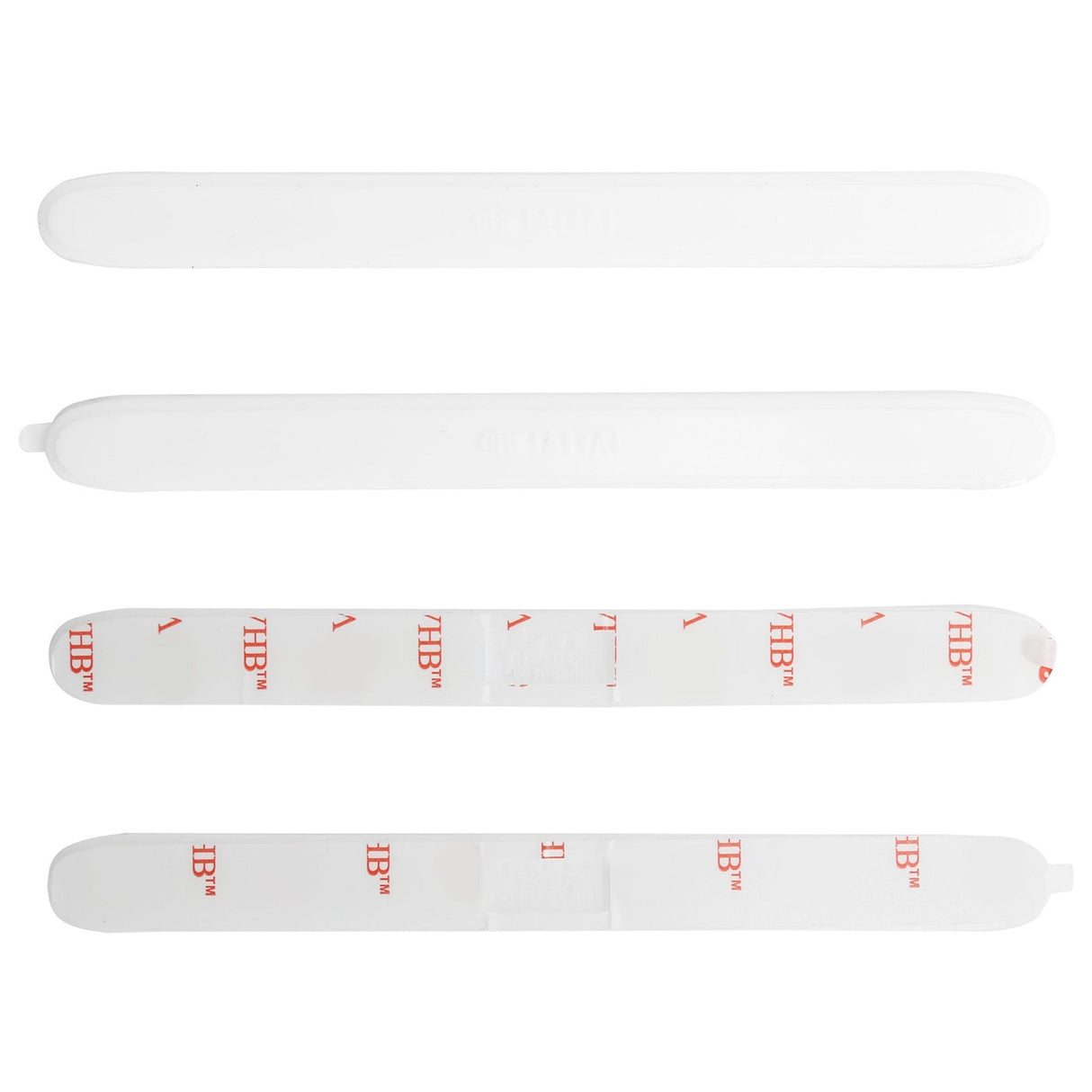 2Pcs Car Door Edge Guard Anti Collision Buffer Trim Cover Protector Accessory White
