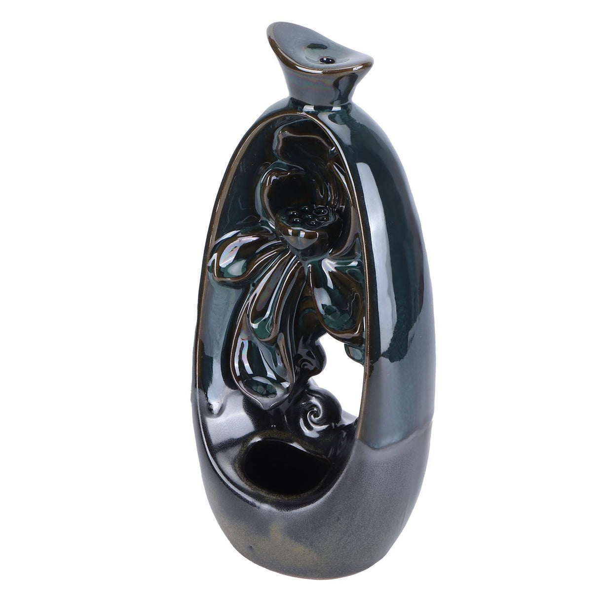 Incense Burner Ceramic Backflow Incense Holder for Teahouse Home Office Decoration