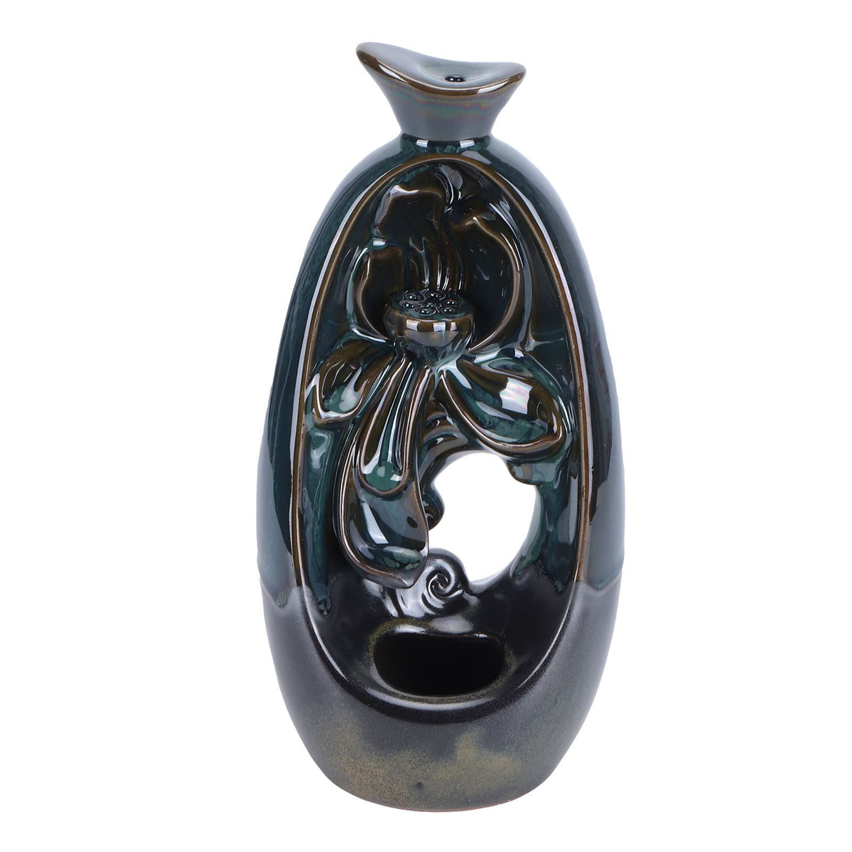 Incense Burner Ceramic Backflow Incense Holder for Teahouse Home Office Decoration