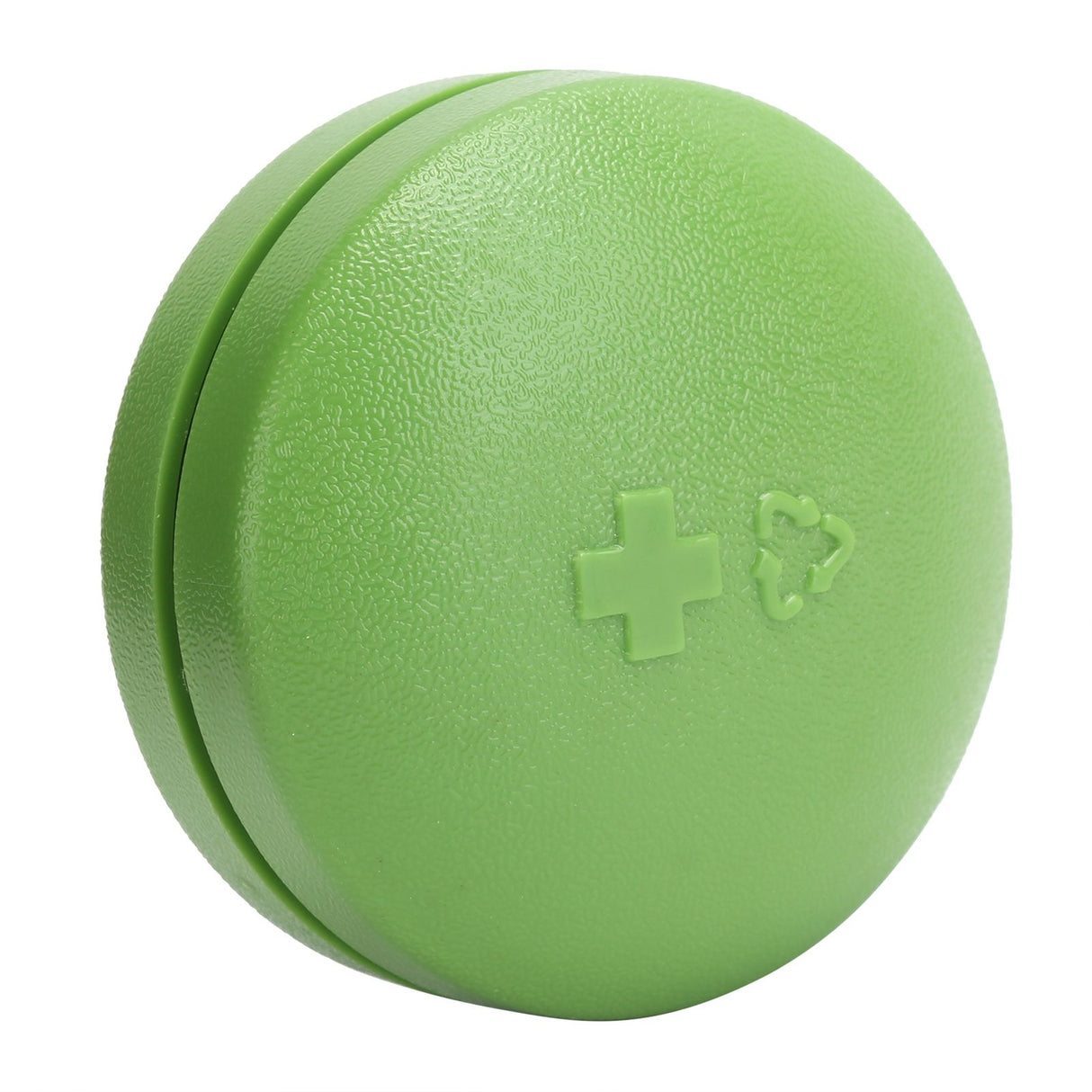 4 Grid Pills Case Round Portable Medicine Box Holder Organizer for Home Travel SuppliesGreen