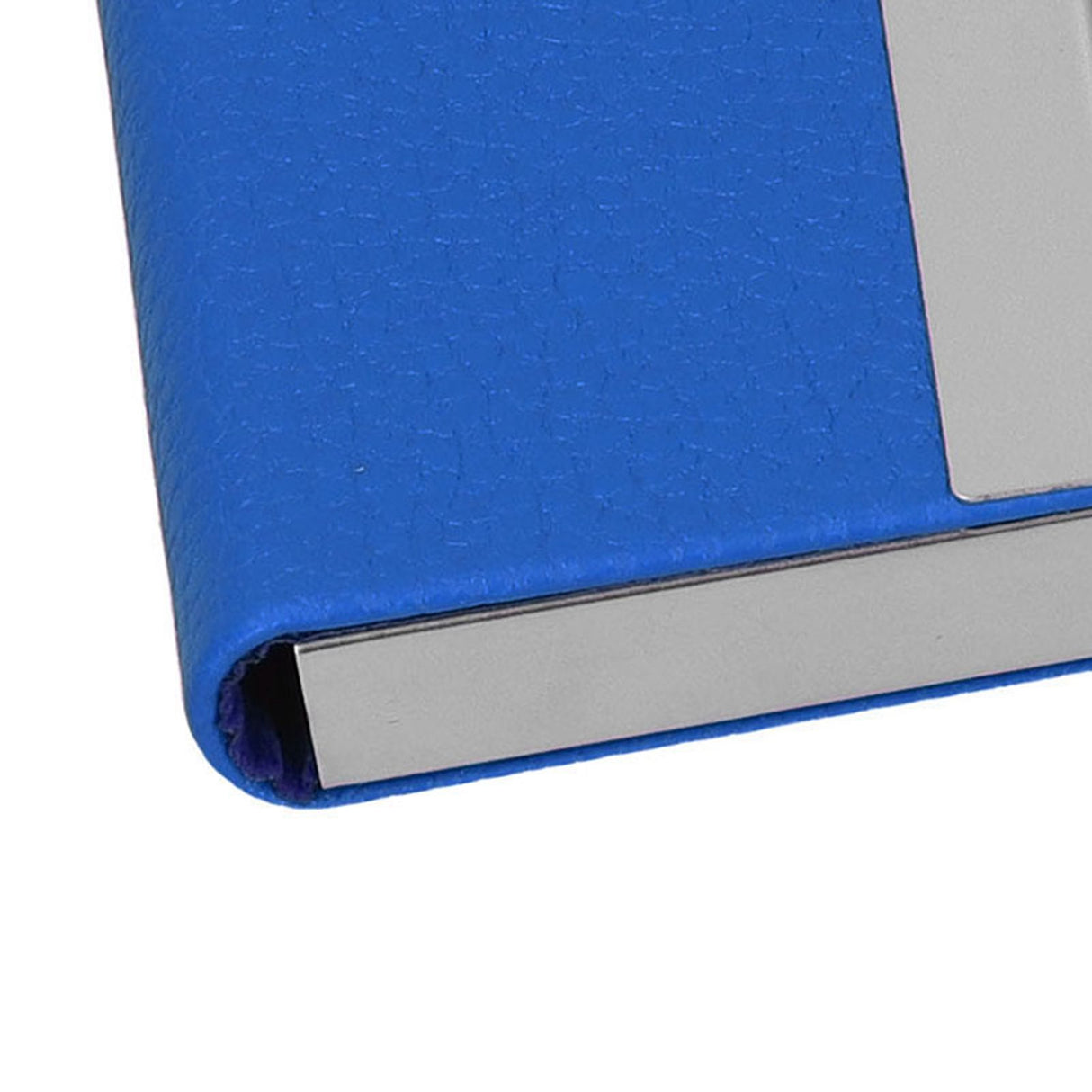 Large Capacity Business Card Holder Pocket Name Card Box Case for Men Double OpenBlue 400#
