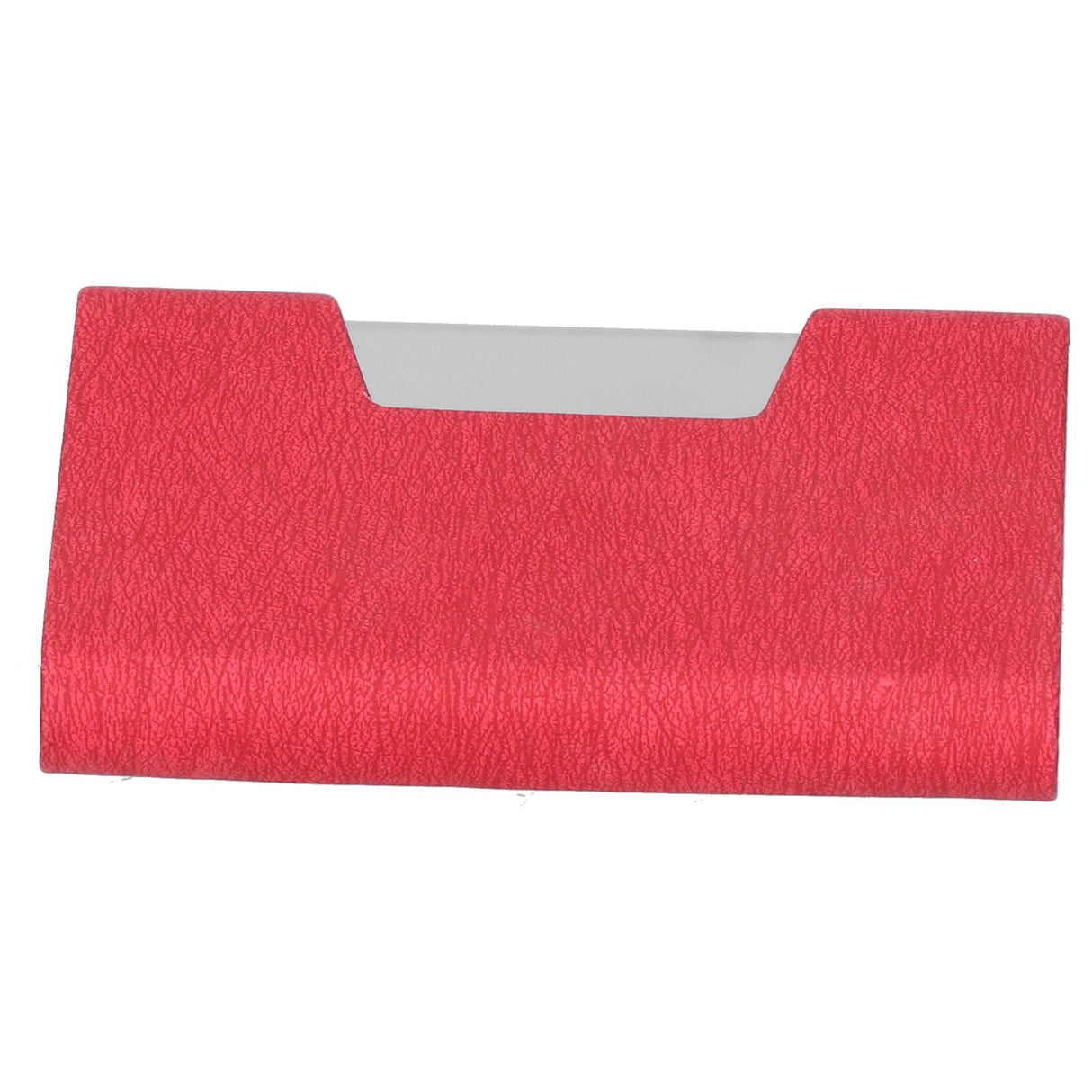 Business Name Card Holder Case Stainless Steel Organizer Portable for Business WorksRed 336#