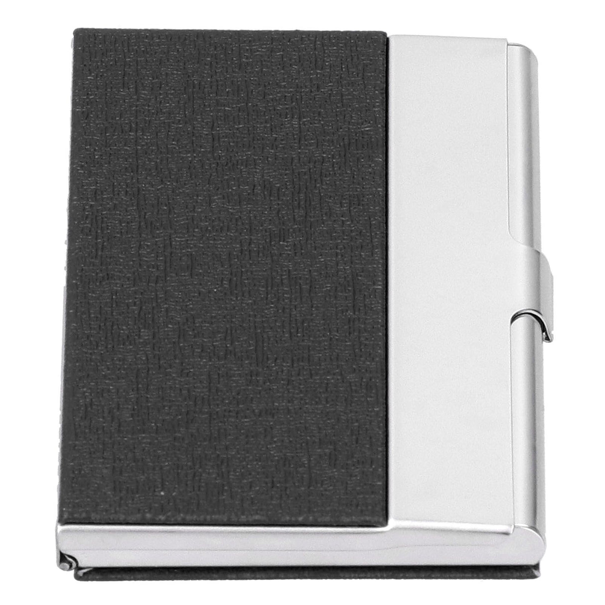 Business Card Holder Stainless Steel Name Card Case for Traveling and Business SuppliesBlack 701#