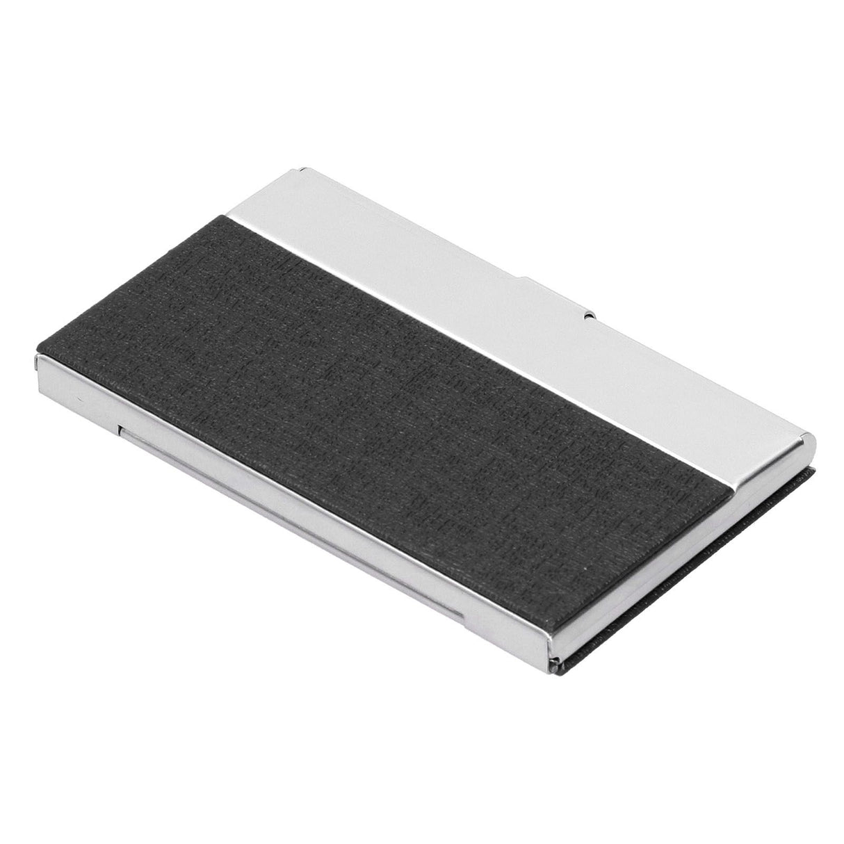 Business Card Holder Stainless Steel Name Card Case for Traveling and Business SuppliesBlack 701#