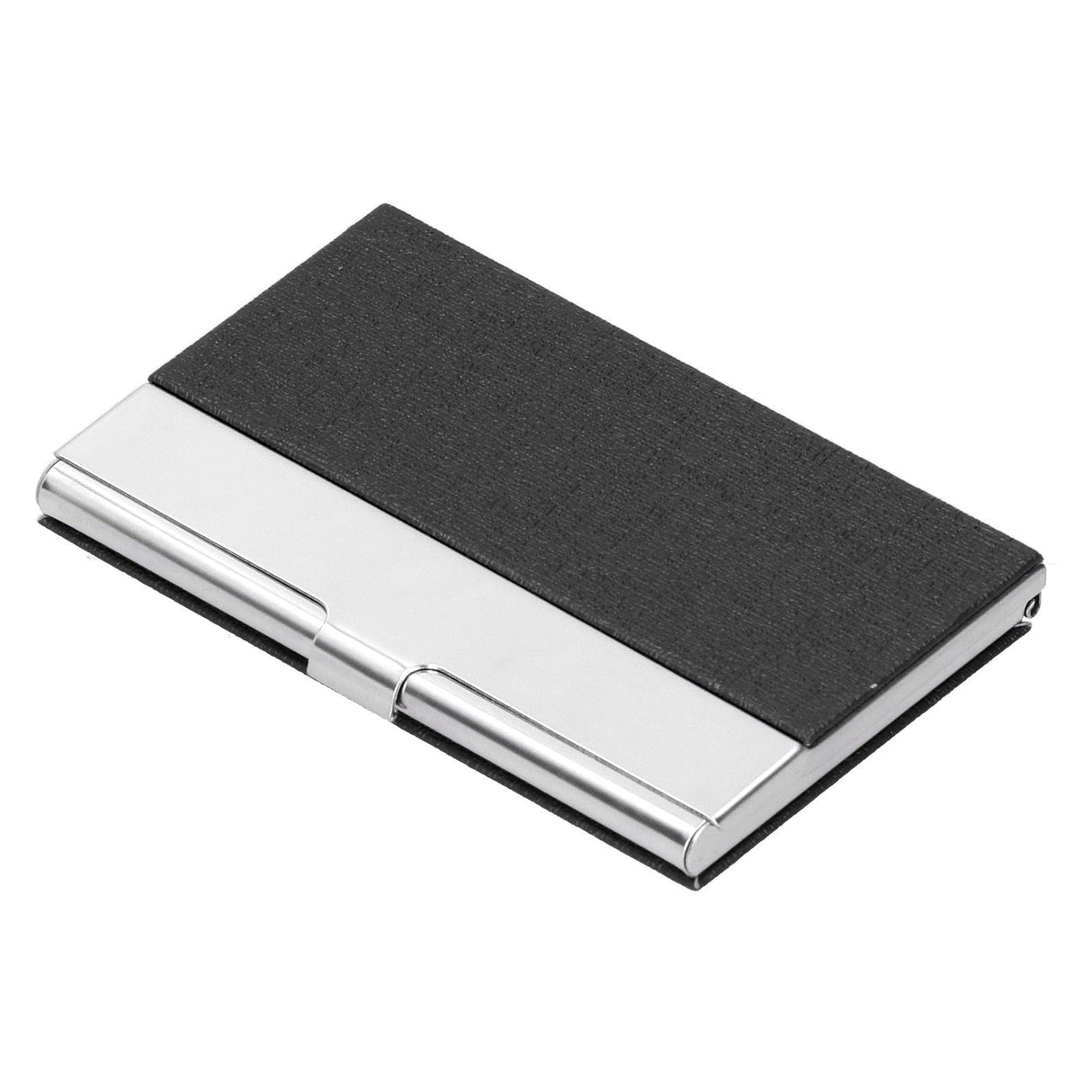 Business Card Holder Stainless Steel Name Card Case for Traveling and Business SuppliesBlack 701#