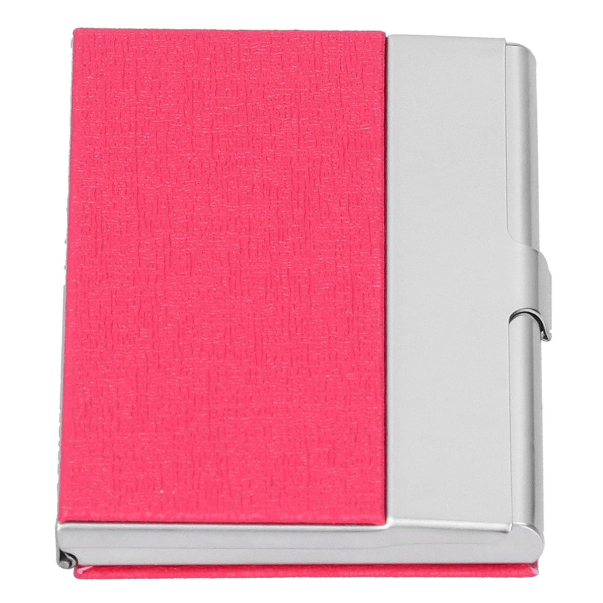 Business Card Holder Stainless Steel Name Card Case for Traveling and Business SuppliesRed 701#