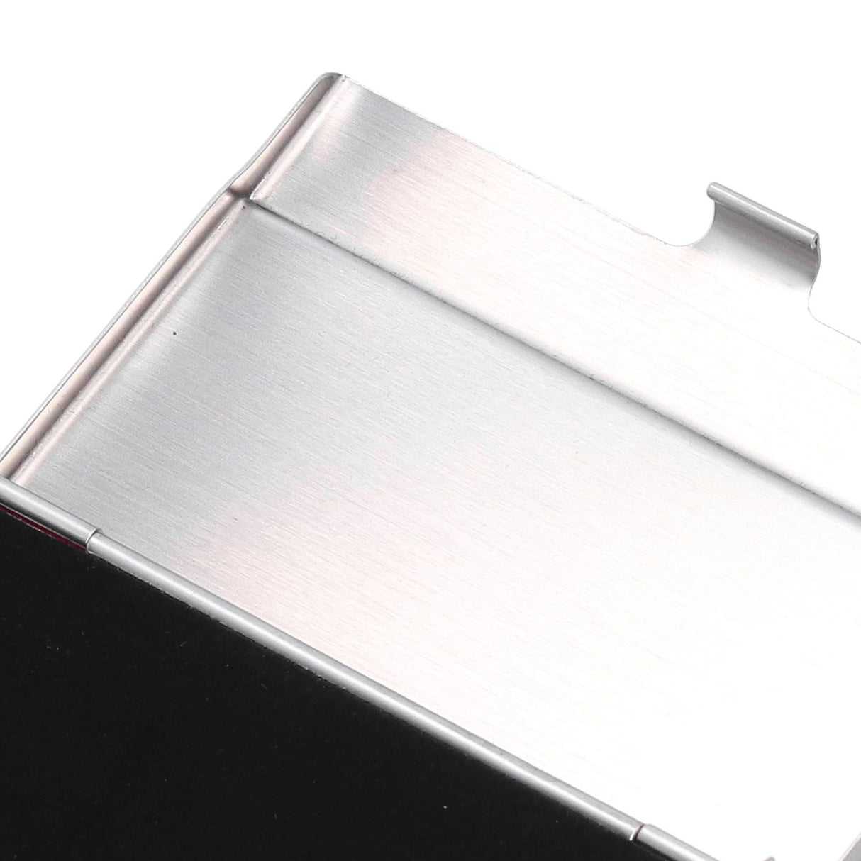 Business Card Holder Stainless Steel Name Card Case for Traveling and Business SuppliesRed 701#