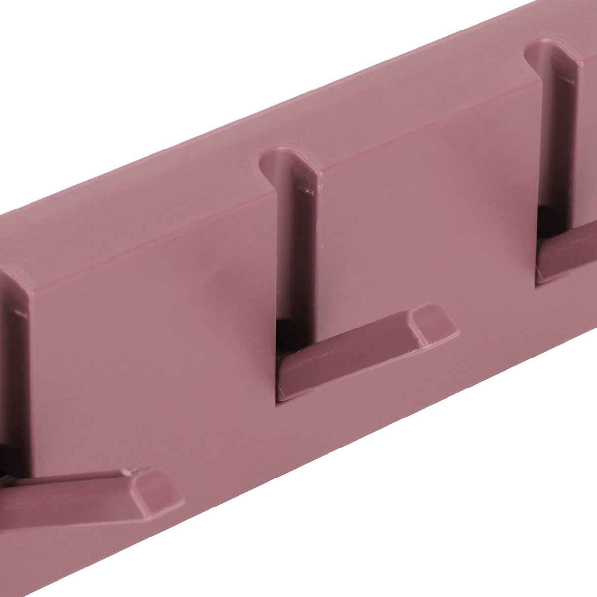 Wall Row Hook Punch Free Coat Key Holder Door Hat Hanger for Bathroom Wall Door Decor(Dark Salmon )