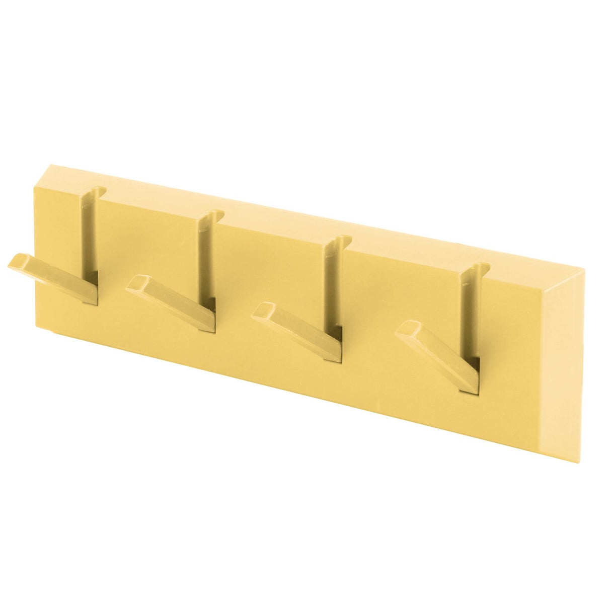 Wall Row Hook Punch Free Coat Key Holder Door Hat Hanger for Bathroom Wall Door Decor(Yellow )
