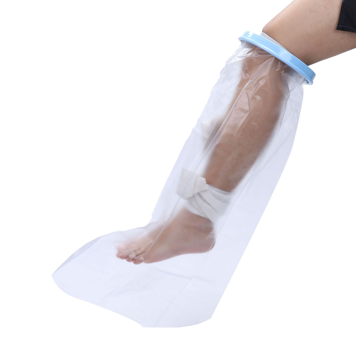 Waterproof Wound Cover Widen Reusable Shower Bathing Cast Protector Sleeve Bag for Full Leg