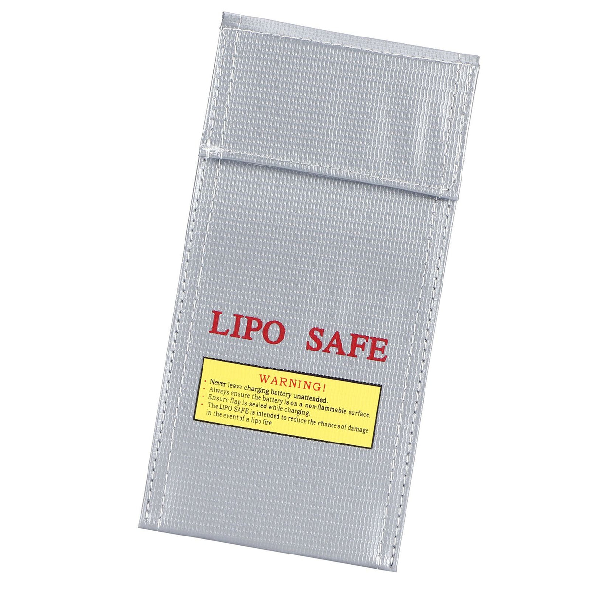Lithium Ion Battery Safe Bag Fireproof Explosion Proof Storage Bag Protector 10x20cm