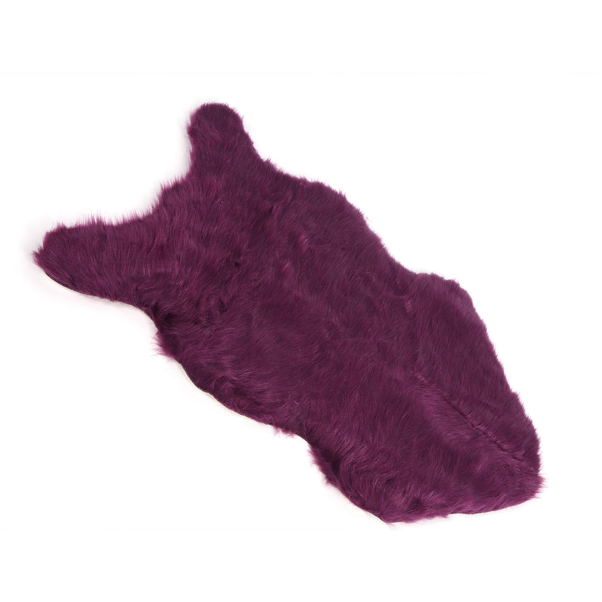 Faux Sheepskin Fur Rug Soft Carpet Area Rug for Bedroom Sofa Floor Living Room DecorPurple