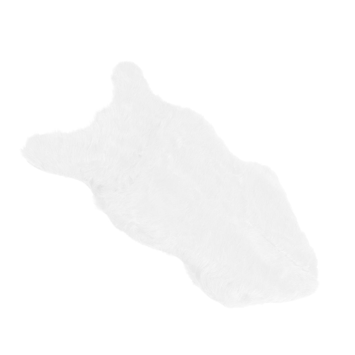Faux Sheepskin Fur Rug Soft Carpet Area Rug for Bedroom Sofa Floor Living Room DecorWhite