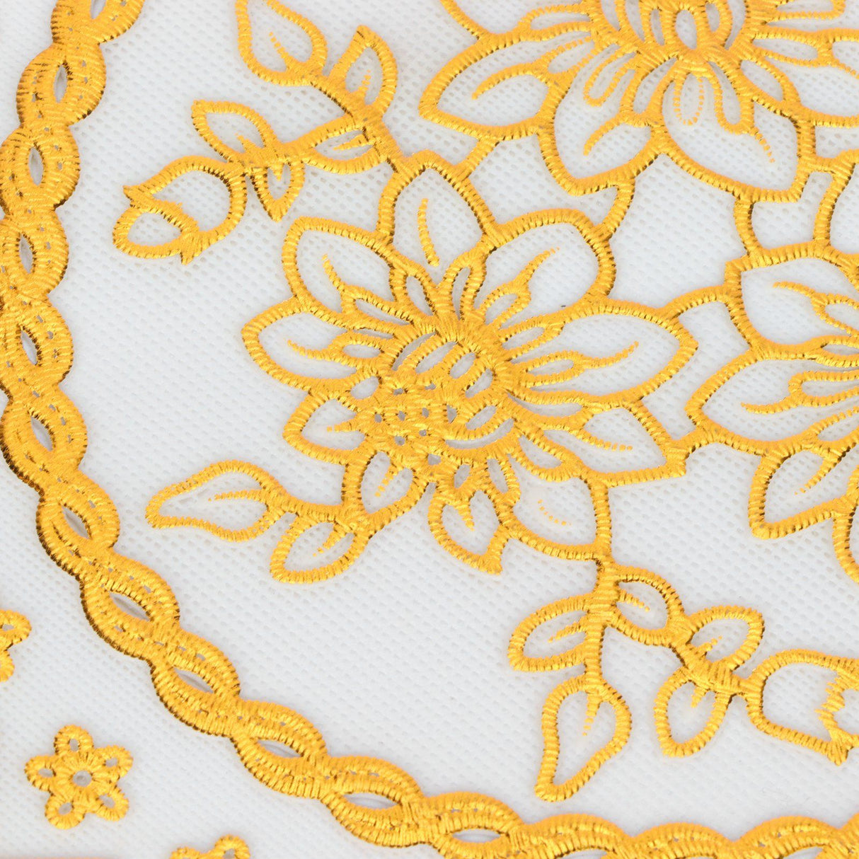 2PCS 20x20cm Table Mats Gold Placemats Coffee Cup Mat Coaster for Wedding Party SuppliesType 02