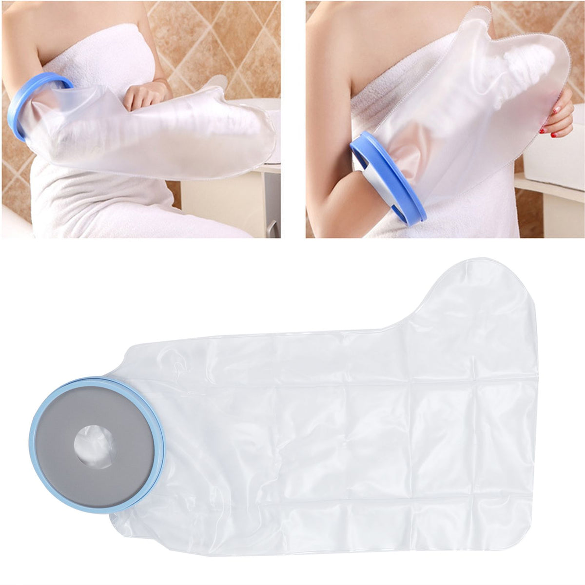 Wound Cover Protector Waterproof Reusable Shower Leg Cast Sleeve Bag for Half LegAdult