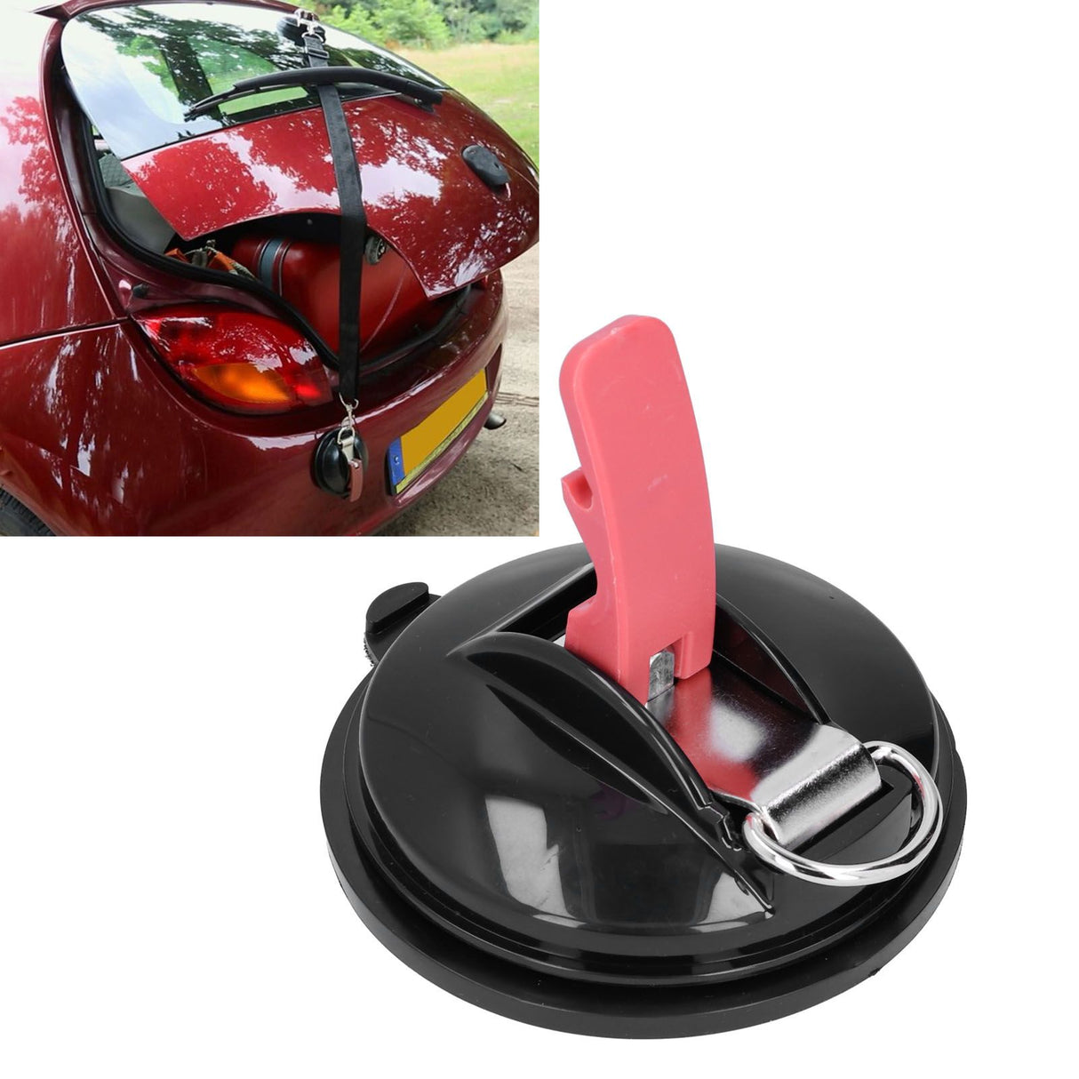 Luggage Tarps Suction Cup Anchor Heavy Duty Tie Down Car Anchor with Securing Hook