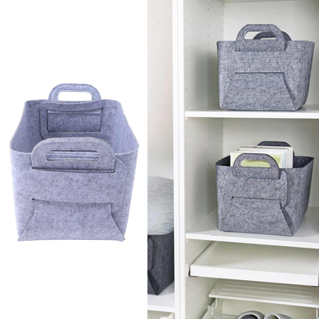 Blanket Storage Bag Portable Cloth Storage Box Sundries Box Organizer for Home Use