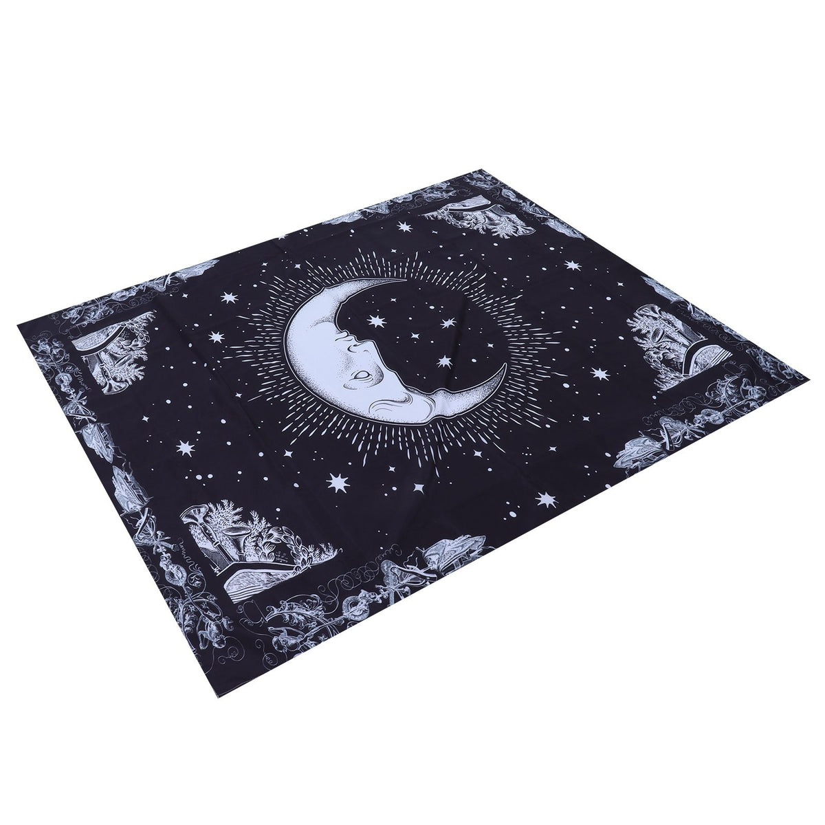 Wall Hanging Tapestry MoonPattern Background Decoration for Living Room Bedroom(230x180cm )