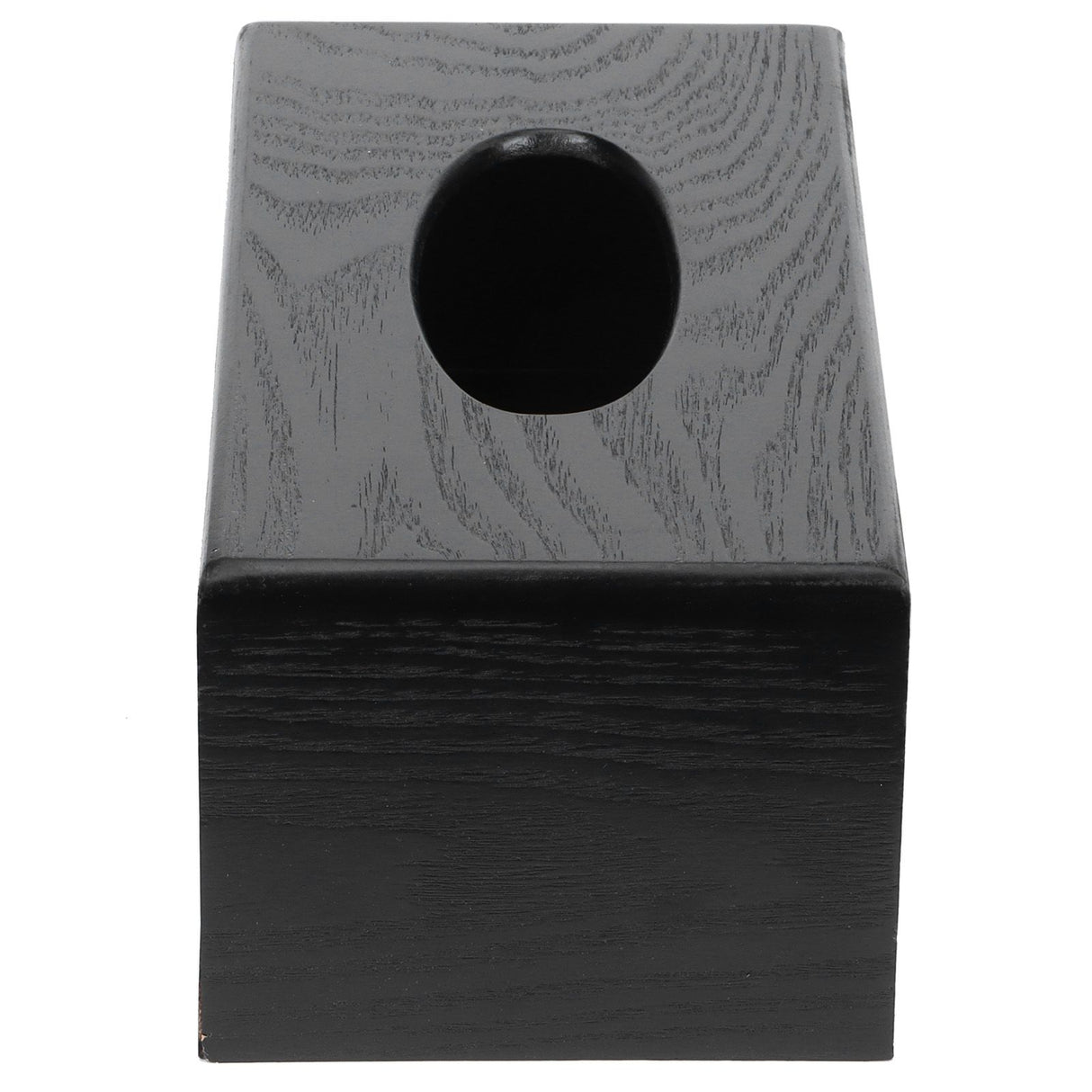 Black Wooden Tissue Box Napkin Case Elegant Style Tissue Holder for Home Hotel Living Room