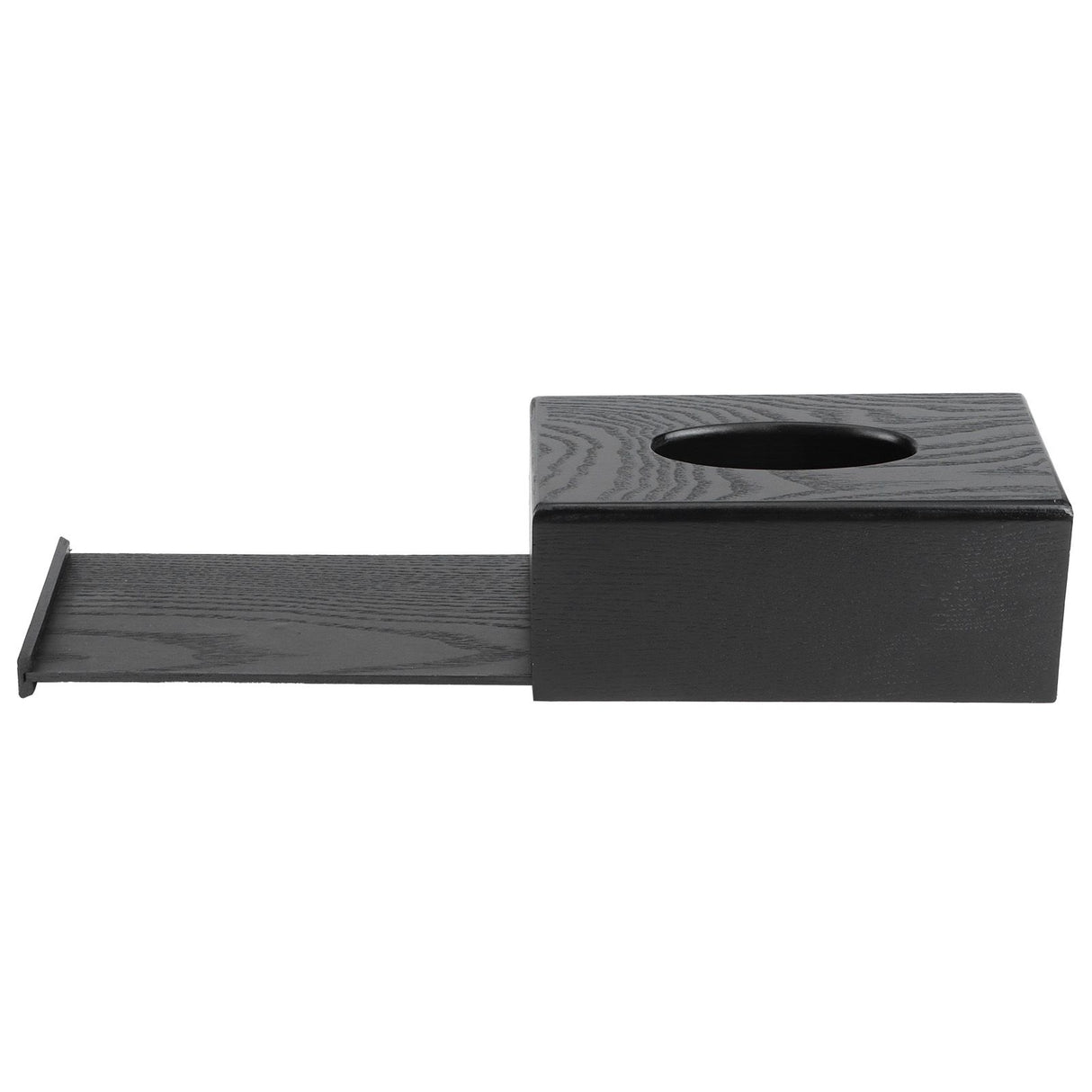 Black Wooden Tissue Box Napkin Case Elegant Style Tissue Holder for Home Hotel Living Room