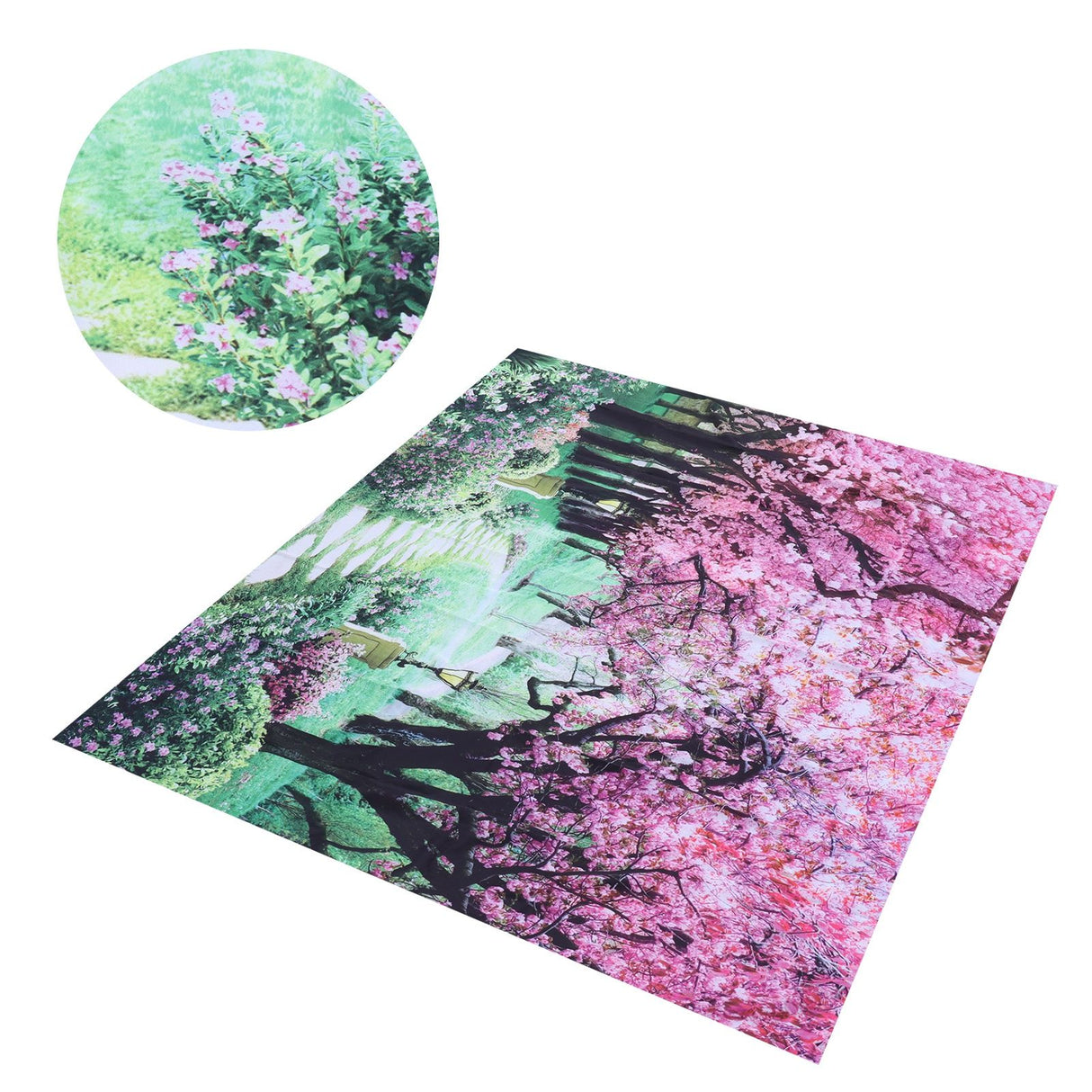 Landscape Wall Tapestry Hanging Carpet Mat for Bedroom Dormitory Bedside Decoration150x130cm