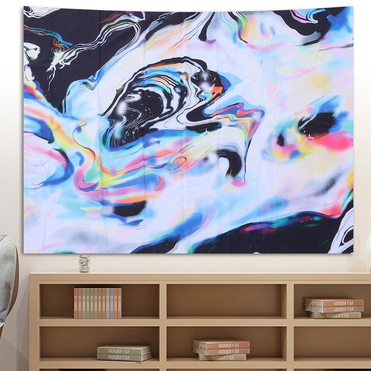 Polyester Tapestry Innovative Wall Hanging Carpet Home Bedroom Door Art Decoration200x150cm