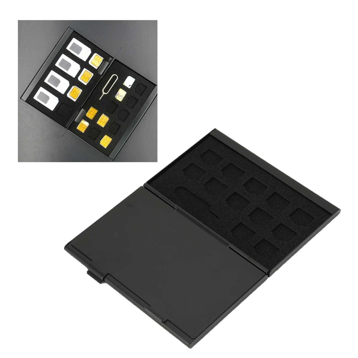 SIM Card Case Antimagnetic Dustproof Shockproof Portable Storage Cards Storage Box