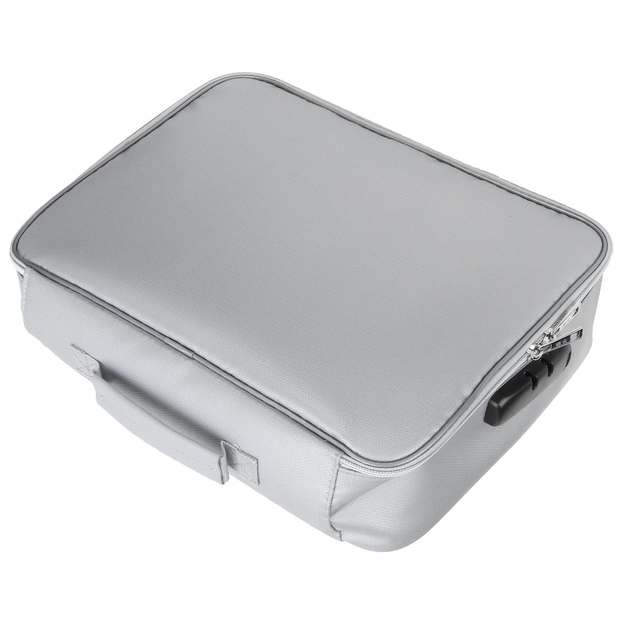 Files Storage Bag Multifunction Fireproof Waterproof Office Document Organizer Silver