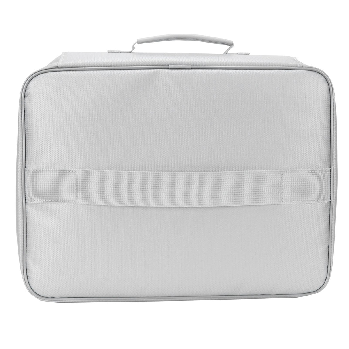 Files Storage Bag Multifunction Fireproof Waterproof Office Document Organizer Silver