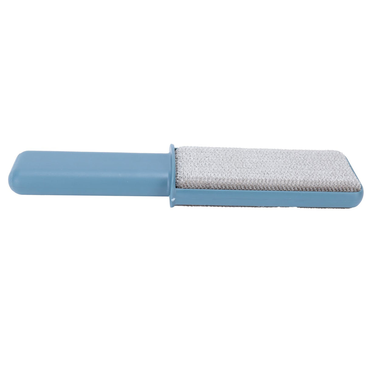 Double-Sided Hair Removal Brush with Storage Cover Portable Clothes Lint Remover Blue