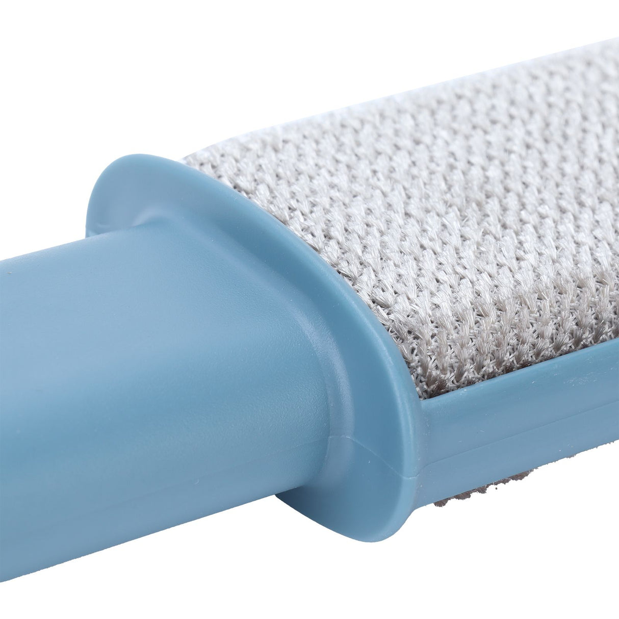Double-Sided Hair Removal Brush with Storage Cover Portable Clothes Lint Remover Blue