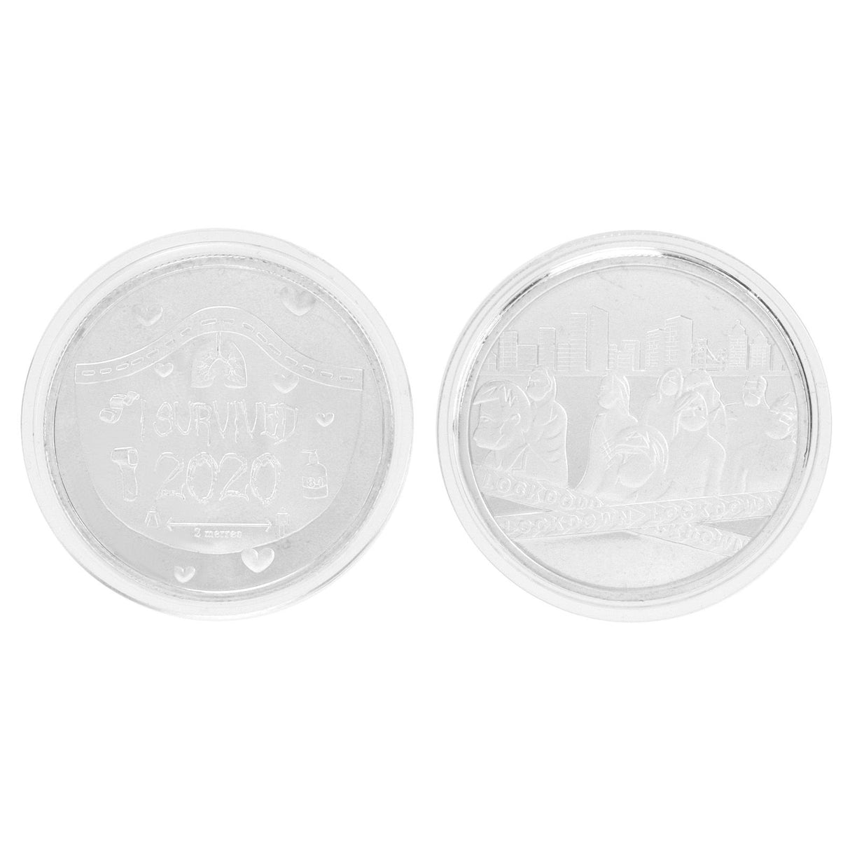 Commemorative Coin Innovative 2020 Medal Memorial Coin Gift Souvenirs CollectionSilver