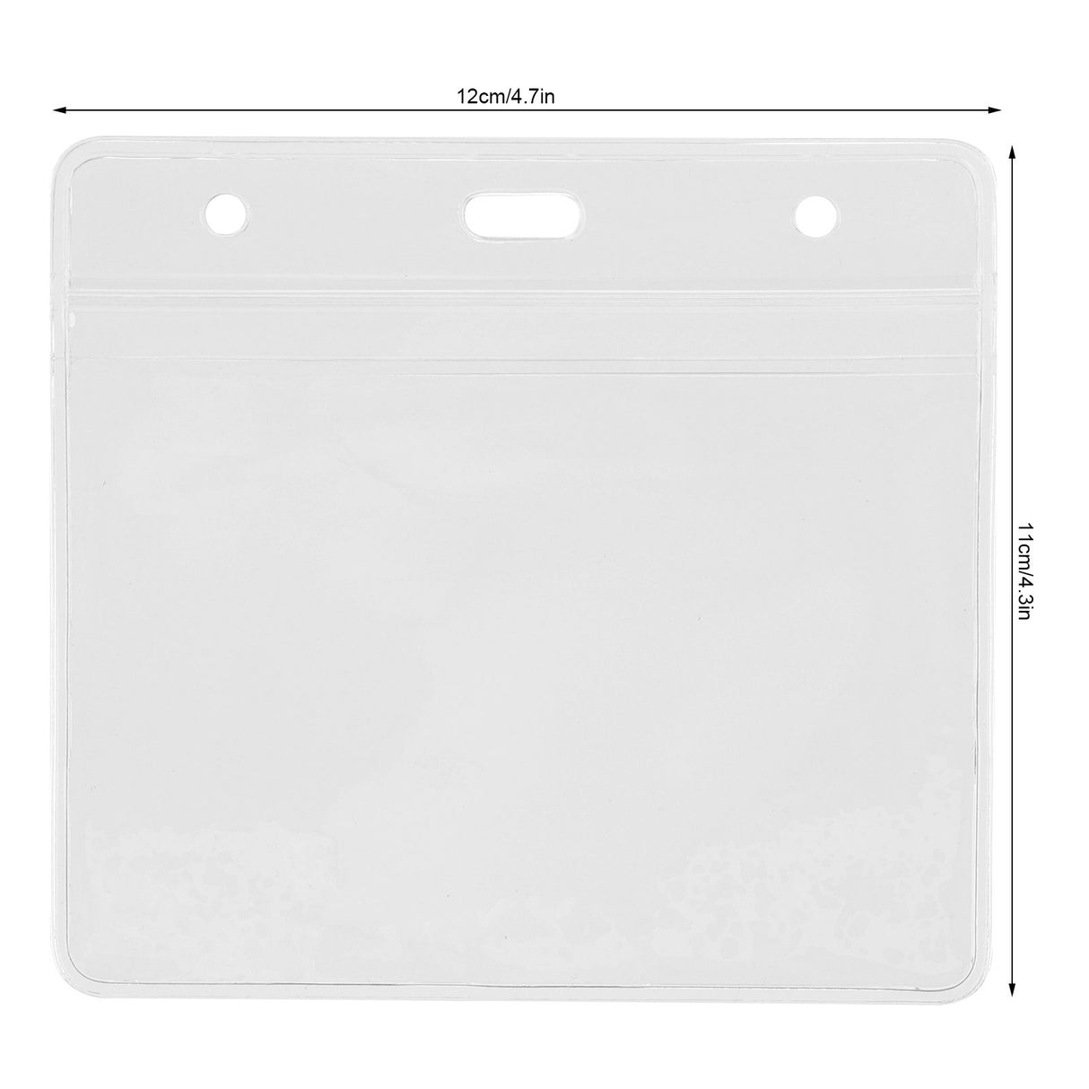 10PCS Card Protector Waterproof Immunization Record Card Holder Clear PVC Sleeve