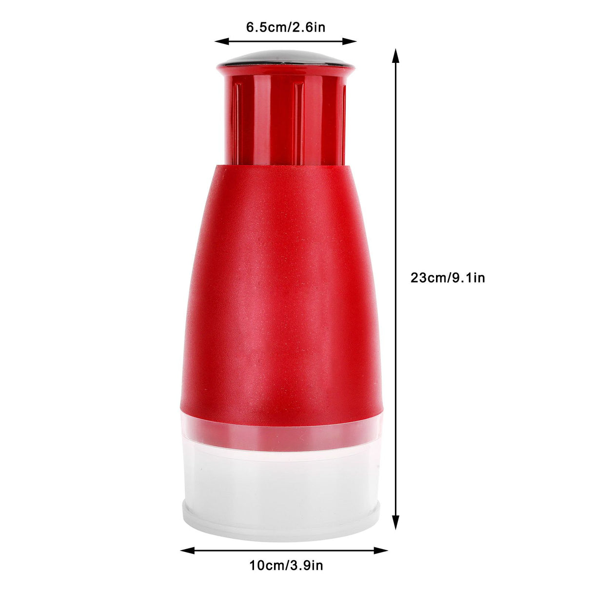 Manual Chopper Hand Press Garlic Ginger Garlic Chop Cutter Household with 2pcs Plastic BoxRed