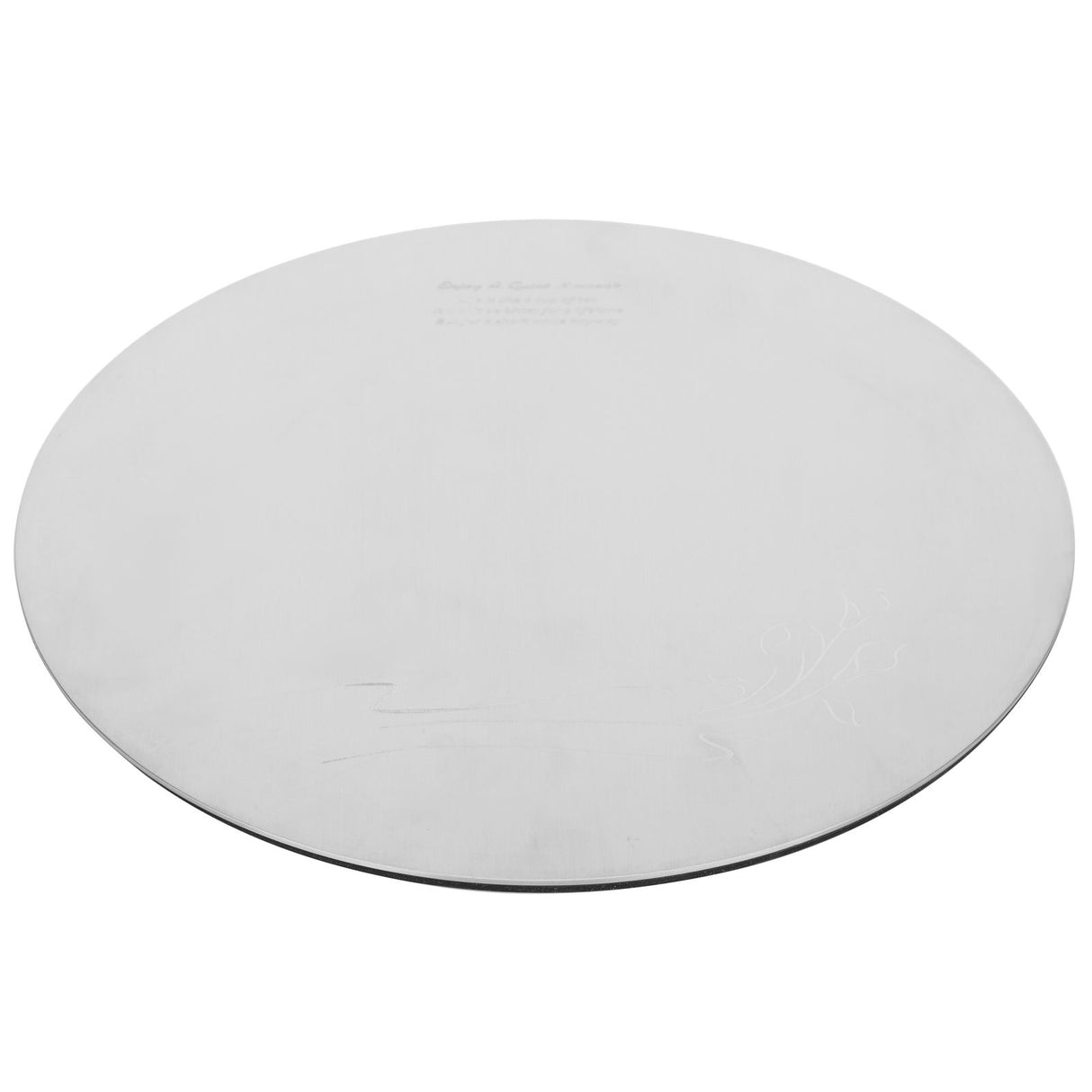 Round Sushi Plate Innovative 304 Stainless Steel Cake Dessert Dish Tray for Kitchen RestaurantL