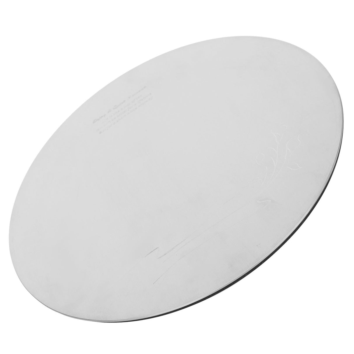 Round Sushi Plate Innovative 304 Stainless Steel Cake Dessert Dish Tray for Kitchen RestaurantL
