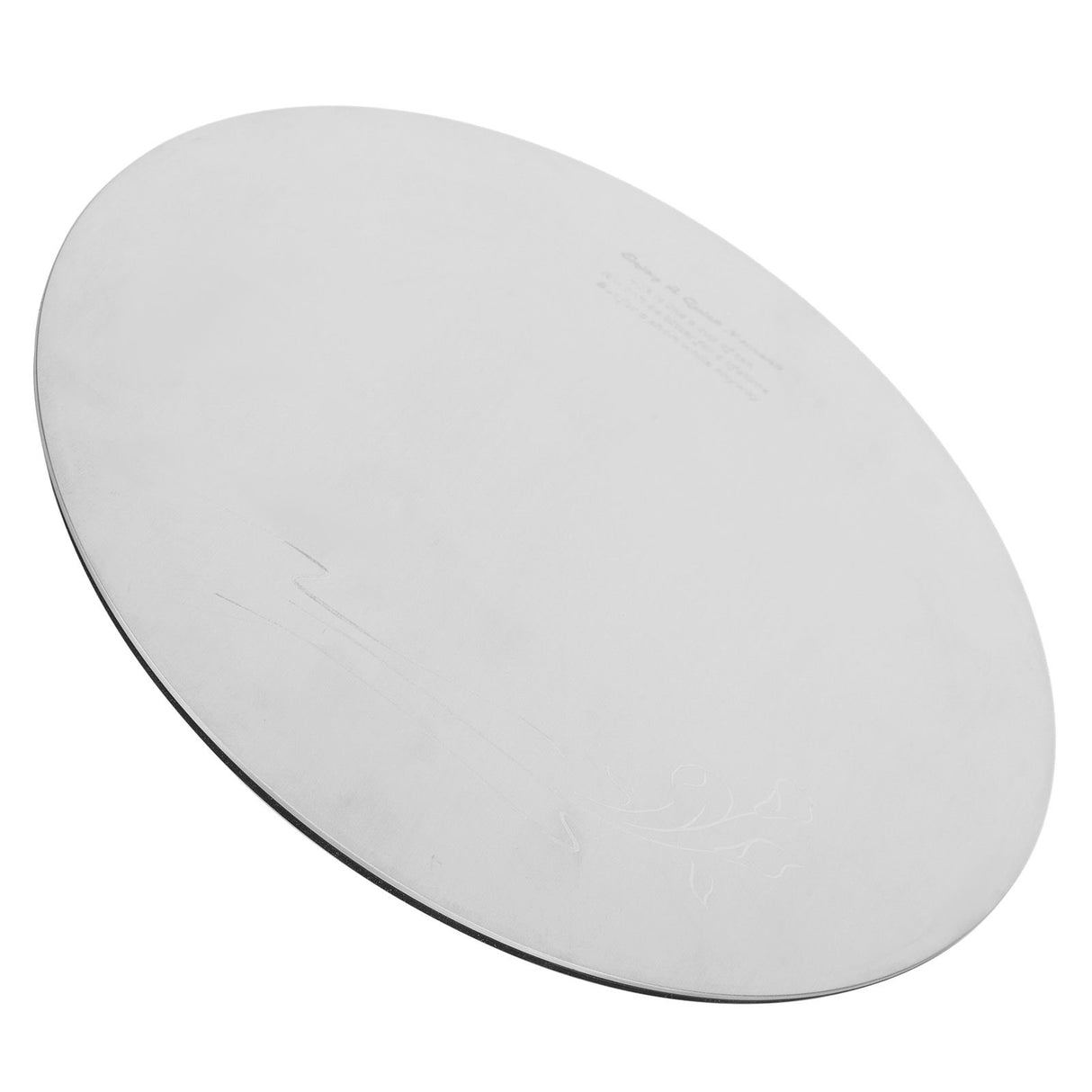 Round Sushi Plate Innovative 304 Stainless Steel Cake Dessert Dish Tray for Kitchen RestaurantL