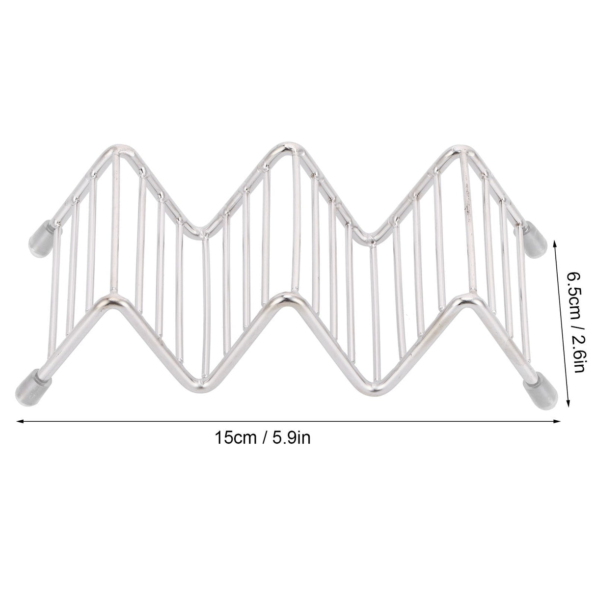 Taco Holder Innovative 304 Stainless Steel Pancake Stand Tray for Kitchen Restaurant2/3 Grid