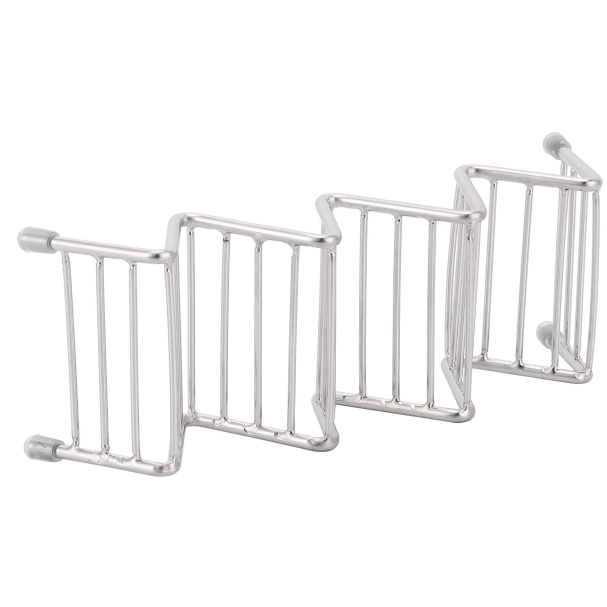 Taco Holder Innovative 304 Stainless Steel Pancake Stand Tray for Kitchen Restaurant3/4 Grid